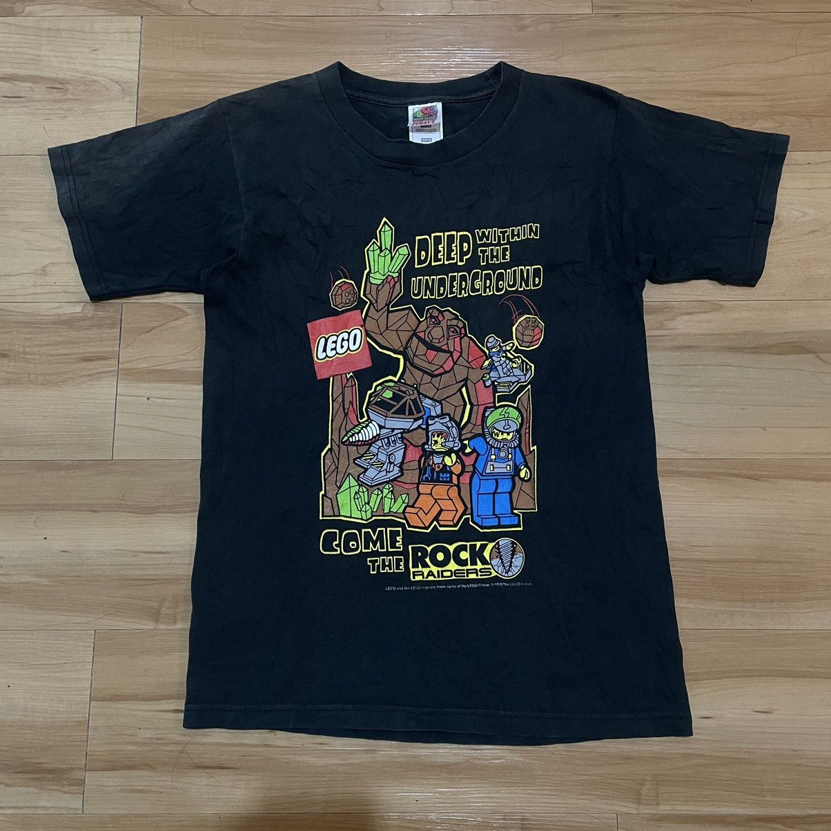 Vintage 90s lego rock raiders tee