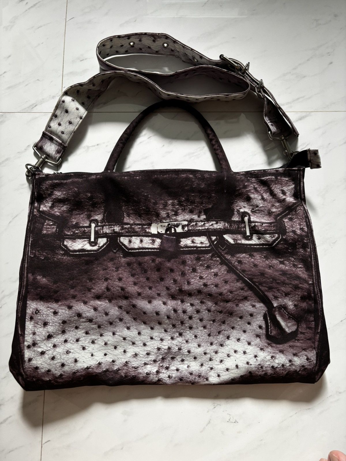 Other TATA BABY Ostrich Print Handbag Size ONE SIZE - 1 Thumbnail