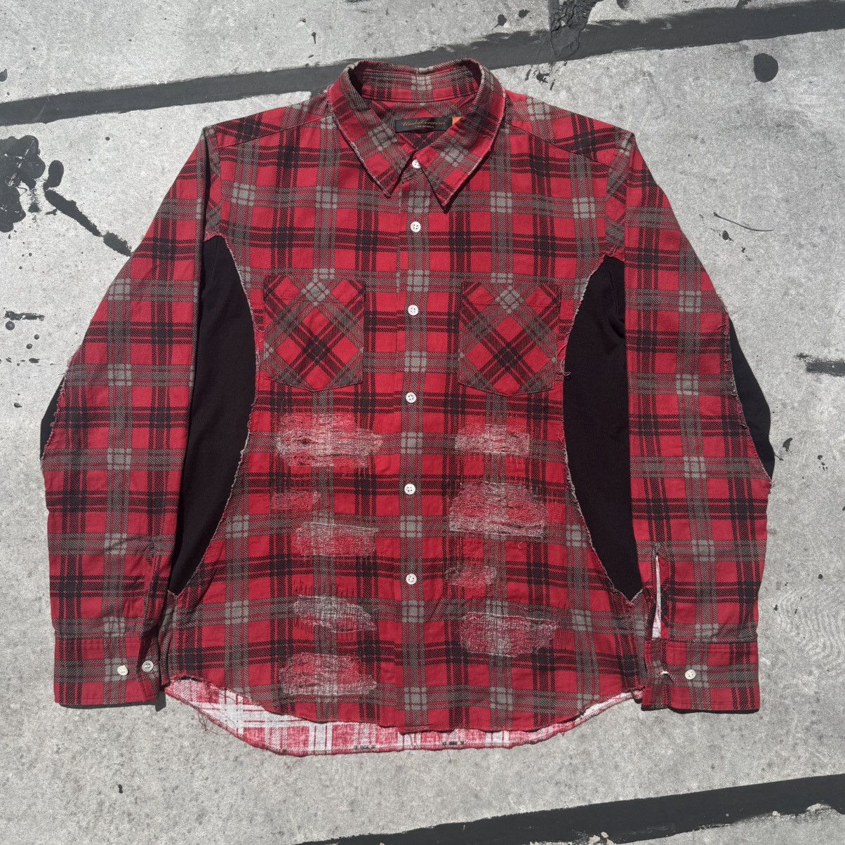 Undercover Undercover ss05 but beautiful II Distressed Flannel Size US M / EU 48-50 / 2 - 1 Thumbnail