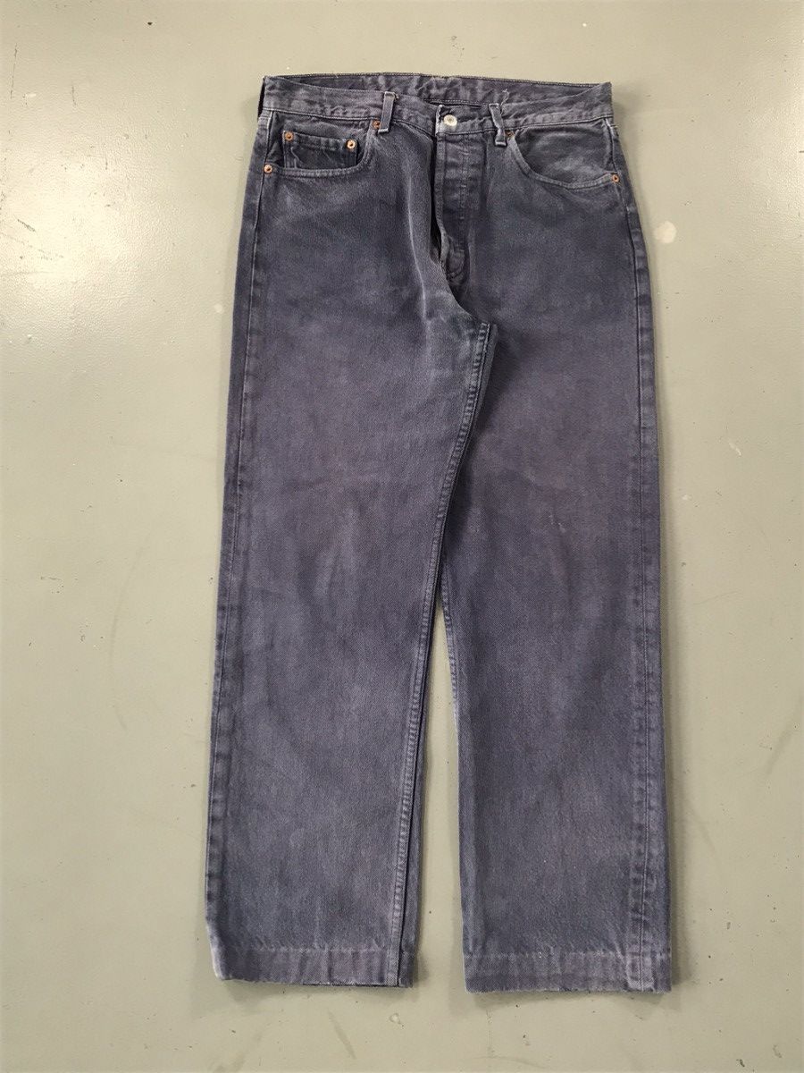 Levi's × Vintage Vintage Levi’s 501 purple paper tag denim Size US 31 - 1 Thumbnail