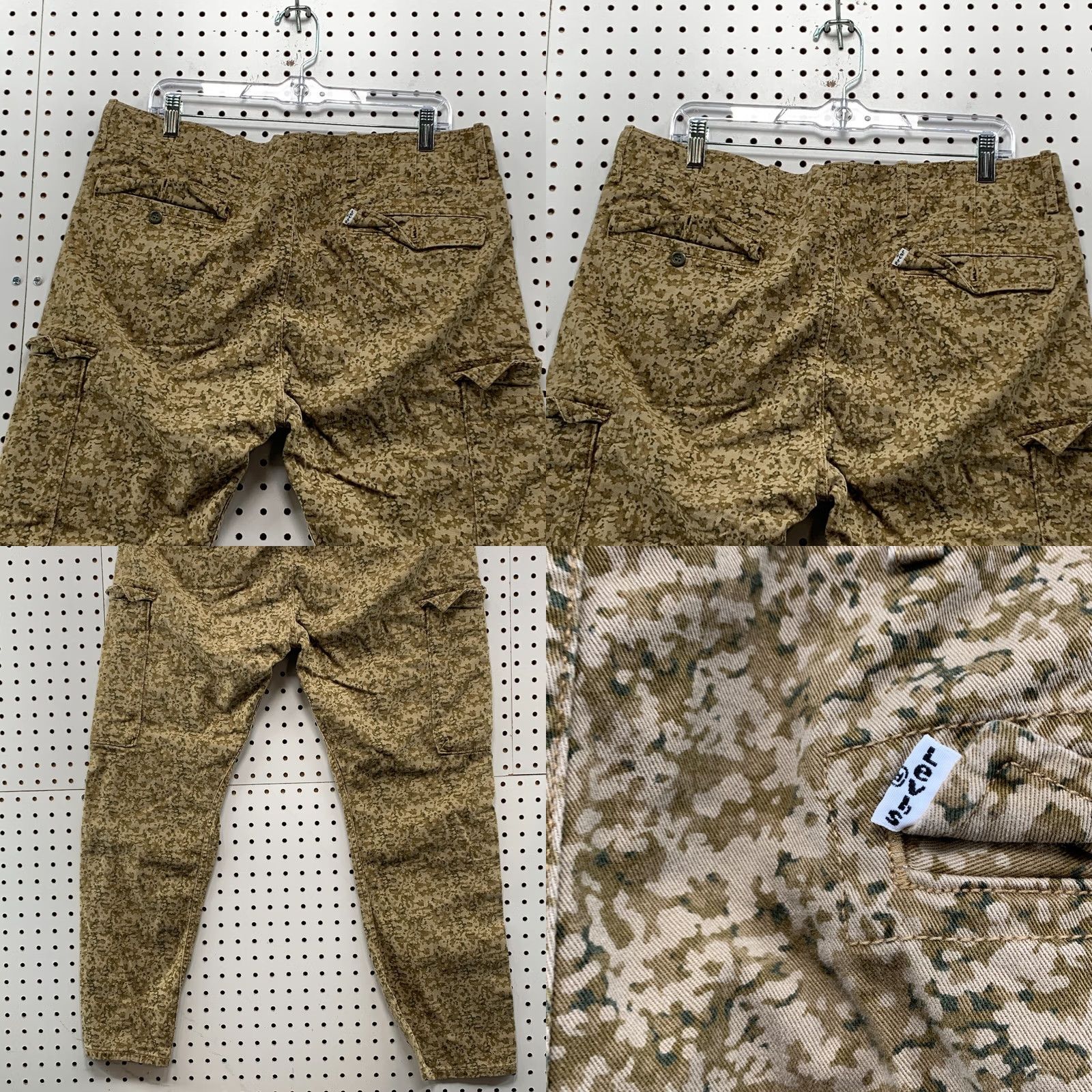 Levi's Levis Cargo Pants Mens Digital Camouflage Utility 36x27 Military Size US 36 / EU 52 - 9 Thumbnail