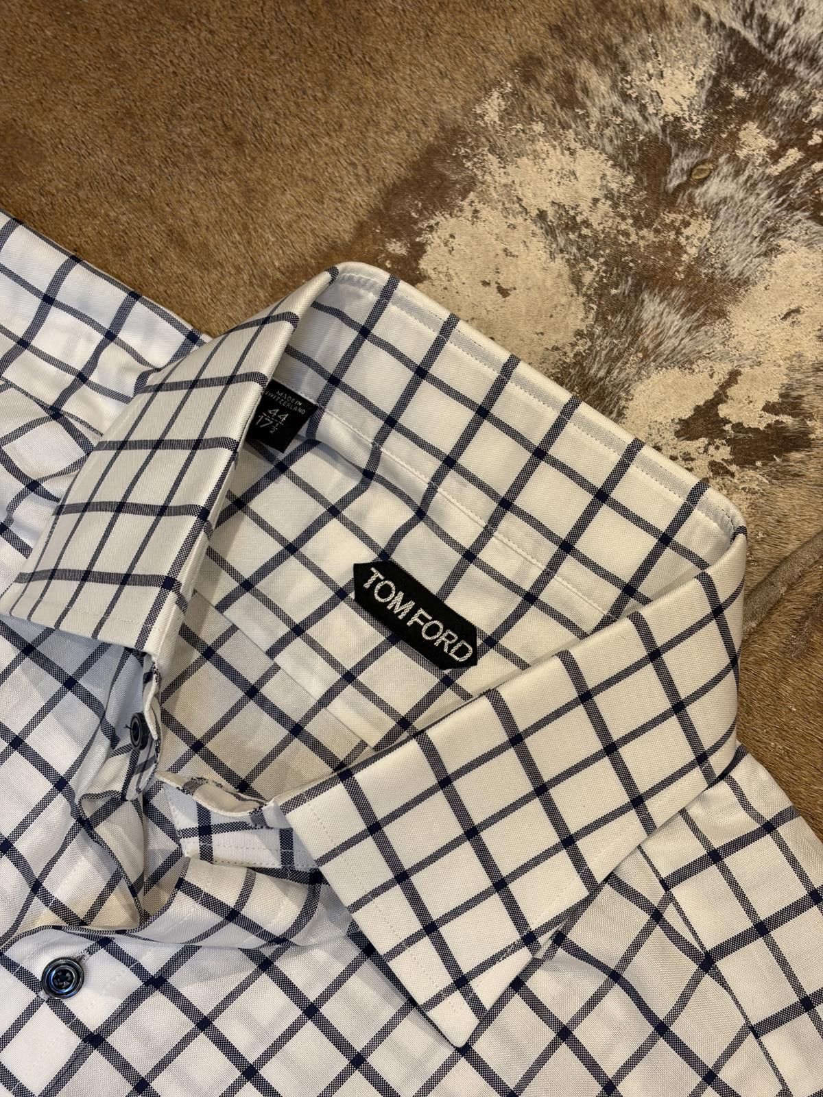 Tom Ford Tom Ford Check Shirt Size US XL / EU 56 / 4 - 2 Thumbnail