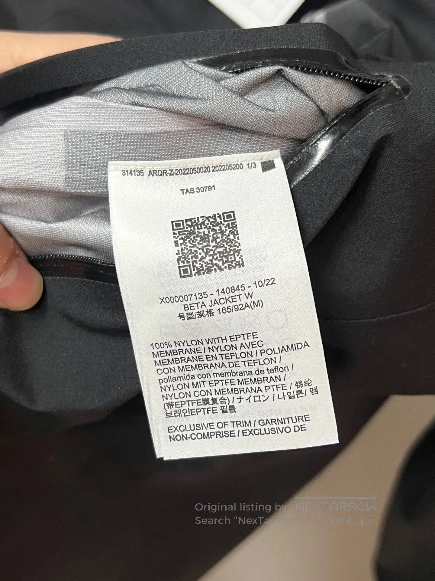 Arc'teryx arcteryx beta black shell jacket size m. Size US M / EU 48-50 / 2 - 3 Thumbnail