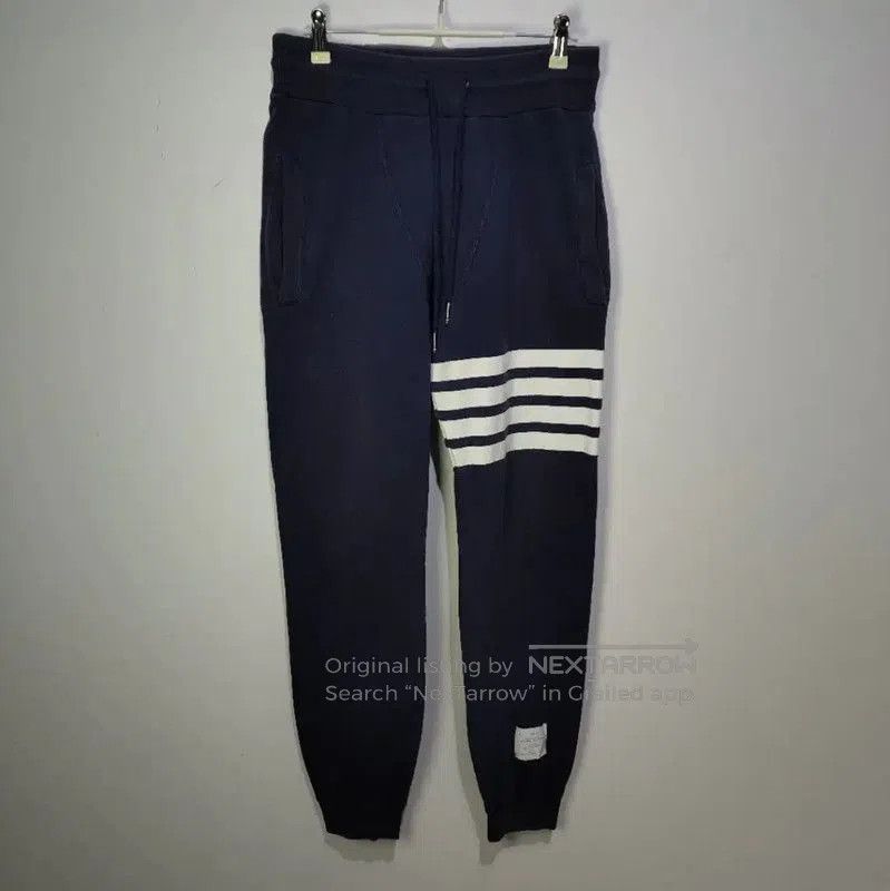 Thom Browne Thom Browne Navy Cotton Women's Casual Pants . Size 27" / US 4 / IT 40 - 1 Thumbnail