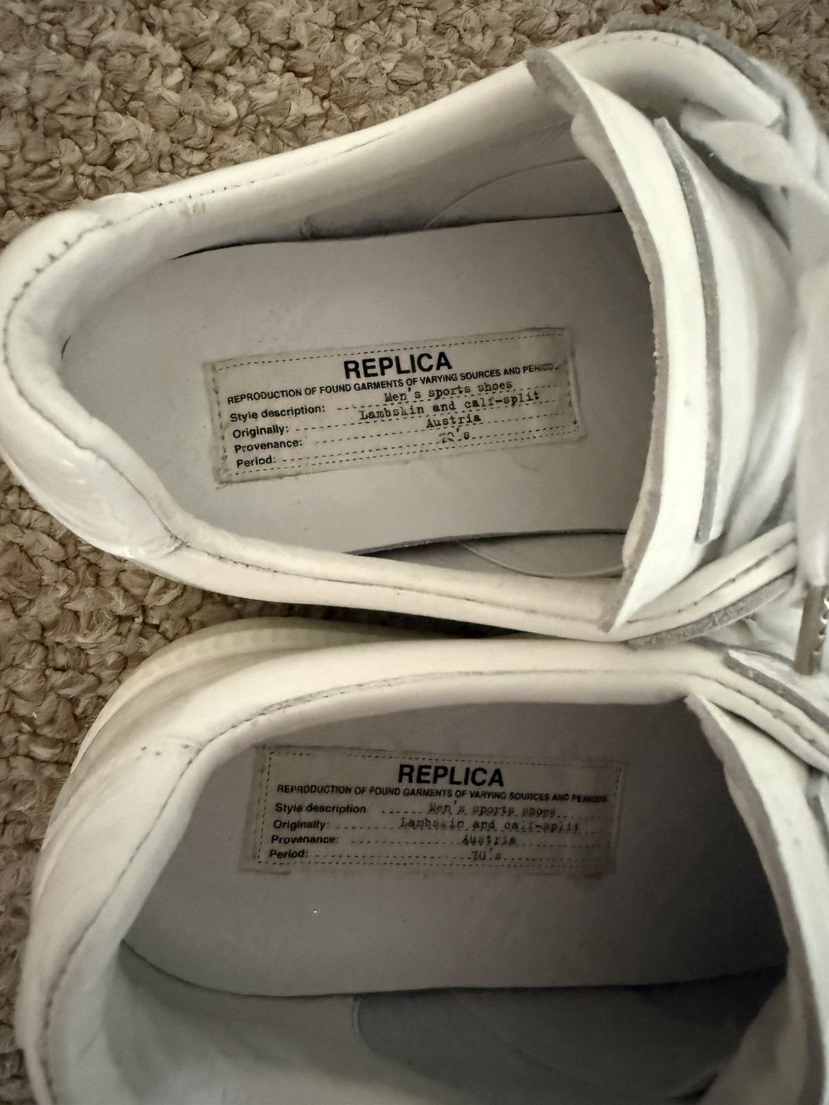 Maison Margiela Maison Margiela Rubber Coding Replica Sneakers Size US 6 / IT 36 - 4 Thumbnail