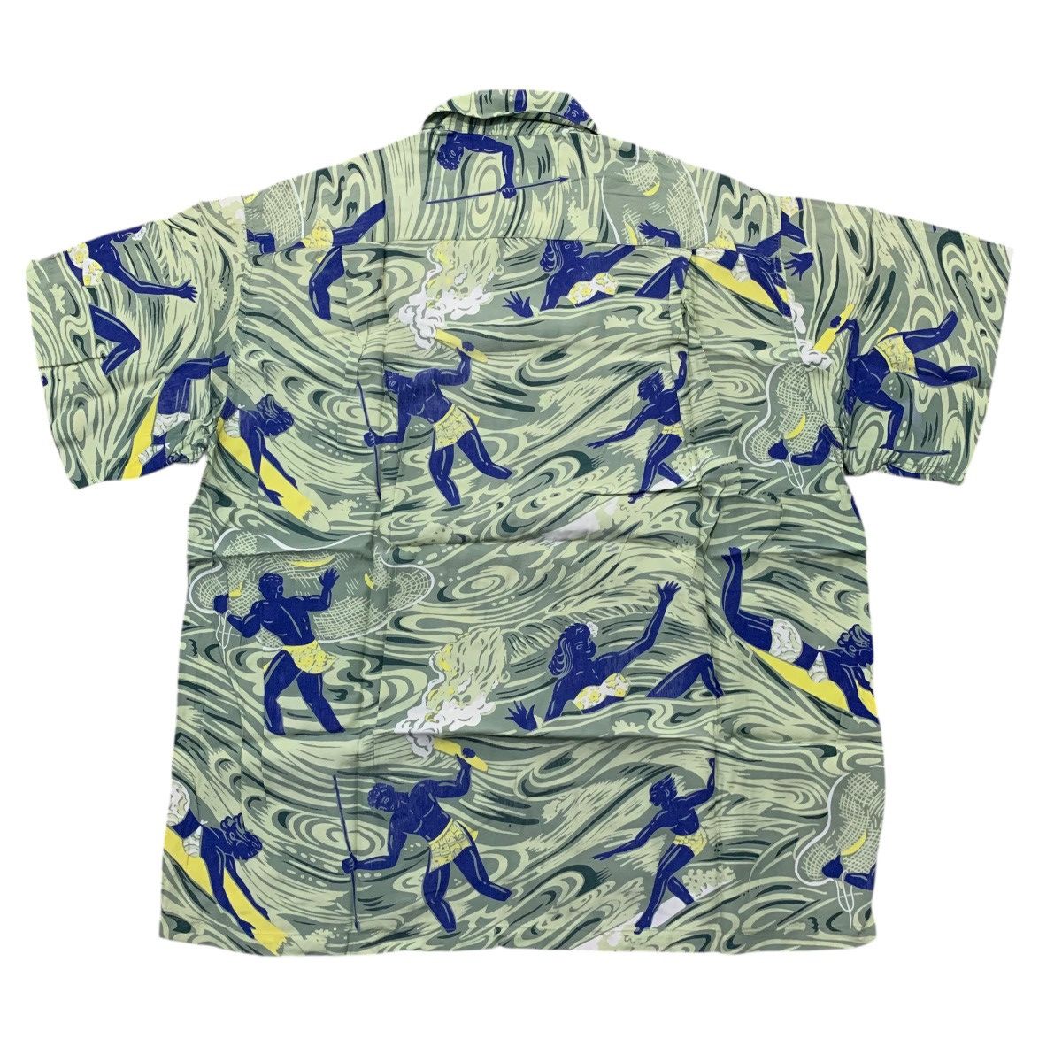 Vintage Vintage Sun Surf Rayon Collar Hawaiian Shirt Size US XL / EU 56 / 4 - 4 Thumbnail