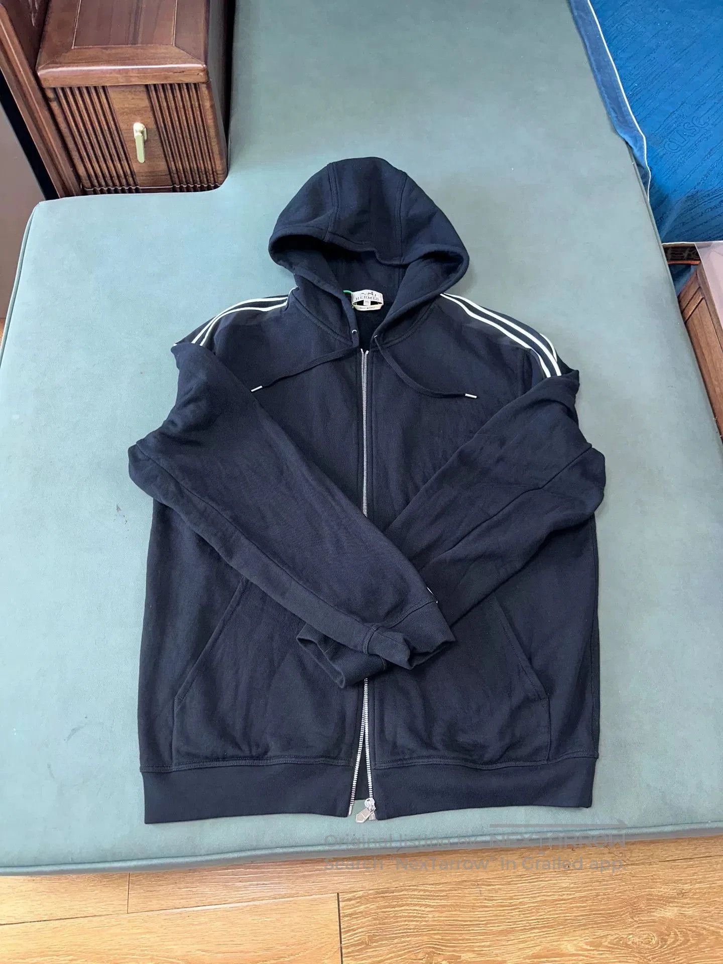Hermes Hermes FW23 Striped Hoodie Sweatshirt. Size US XXL / EU 58 / 5 - 5 Thumbnail