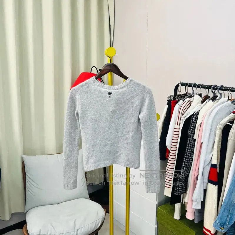 Dior Dior Gray Cashmere Pullover Sweater . Size S / US 4 / IT 40 - 2 Thumbnail