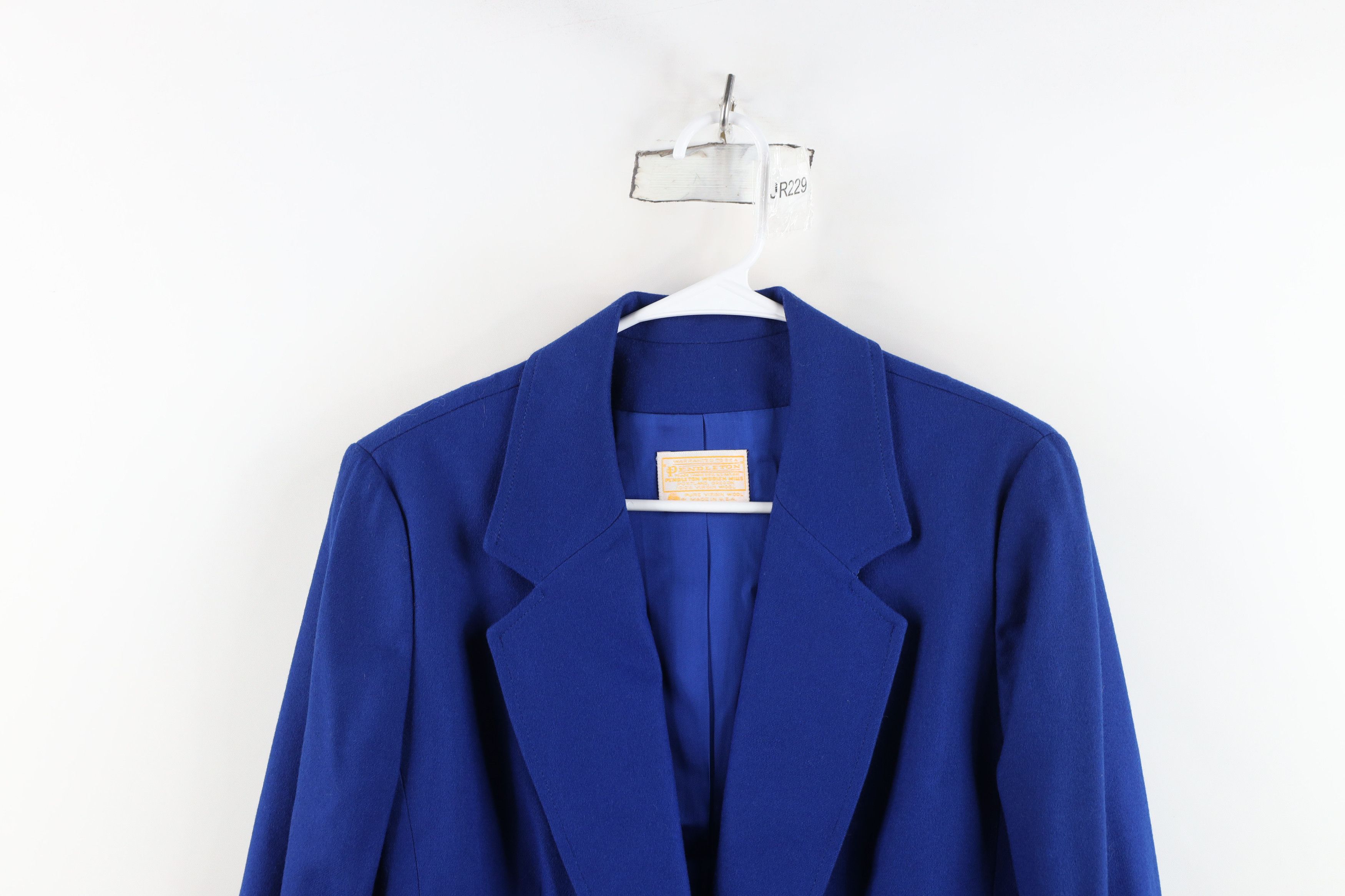 Pendleton Vintage 70s Pendleton Wool Suit Coat Blazer Jacket Blue USA Size XL / US 12-14 / IT 48-50 - 2 Thumbnail