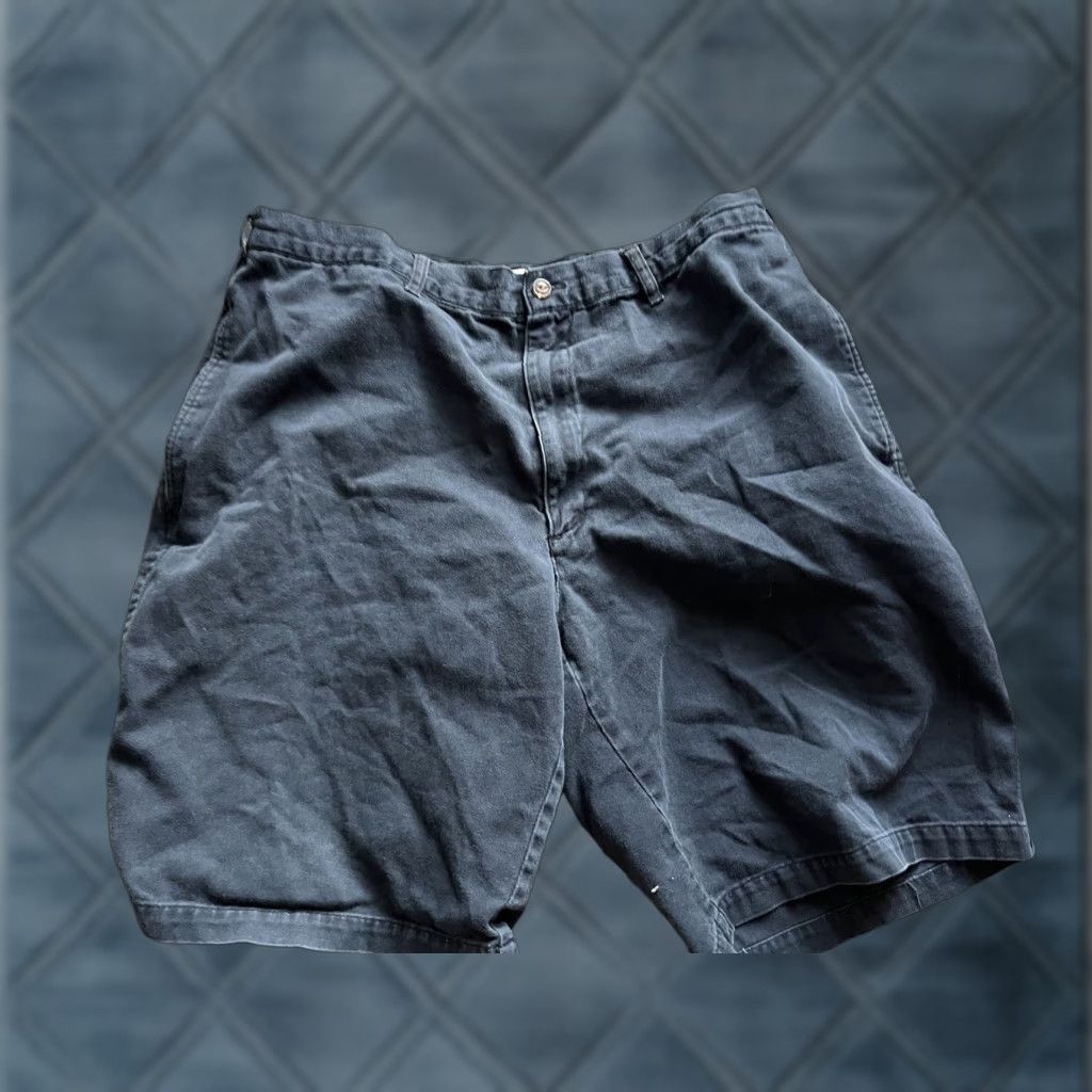 Bugle Boy Bugle Boy Shorts Mens 38 Navy Chino Flat Front Comfort Waist Inseam 7 Size US 38 / EU 54 - 1 Thumbnail