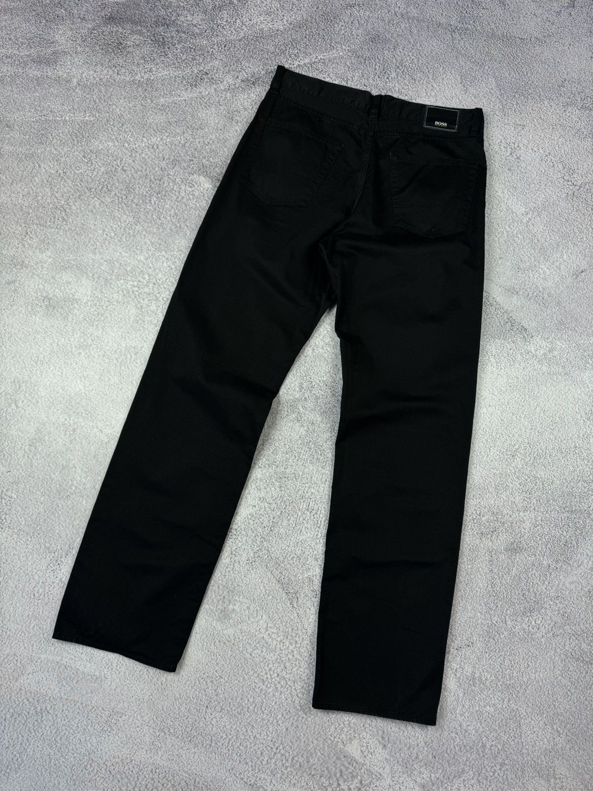 Hugo Boss × Vintage HUGO BOSS Arkansas 1 Vintage Black Jeans Pants Size US 32 / EU 48 - 5 Thumbnail