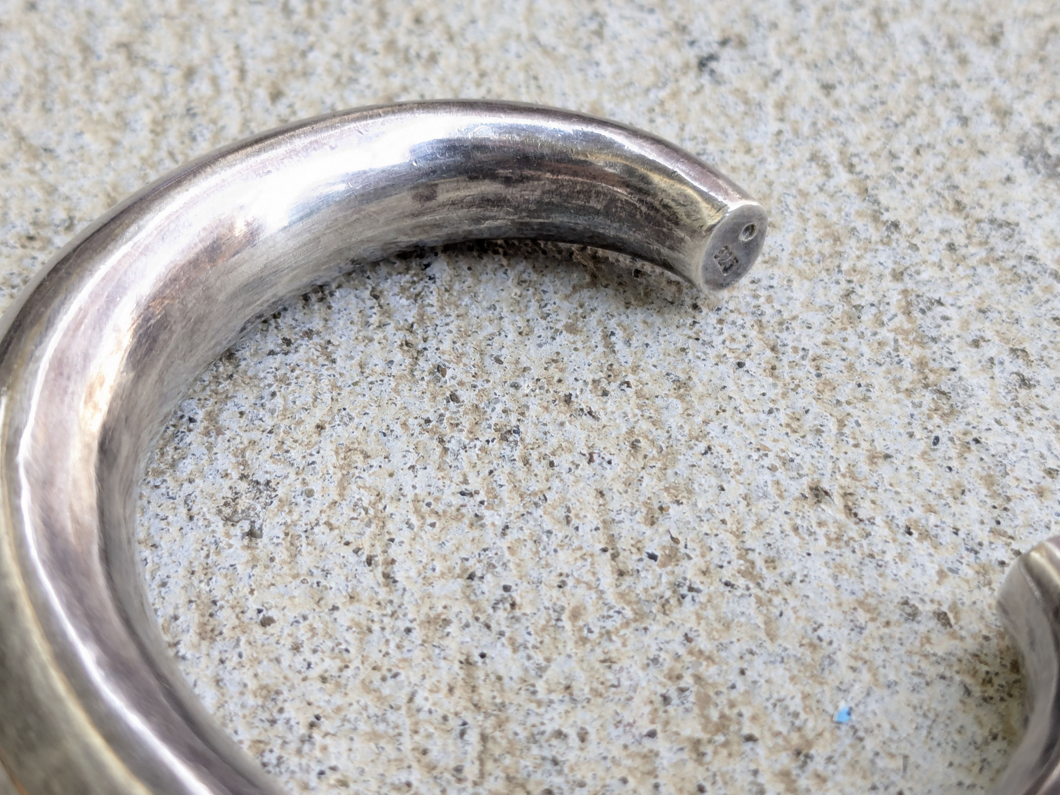Other Vintage Sterling Silver Bracelet Hollow Puffy 5.25 Modern Size ONE SIZE - 6 Thumbnail