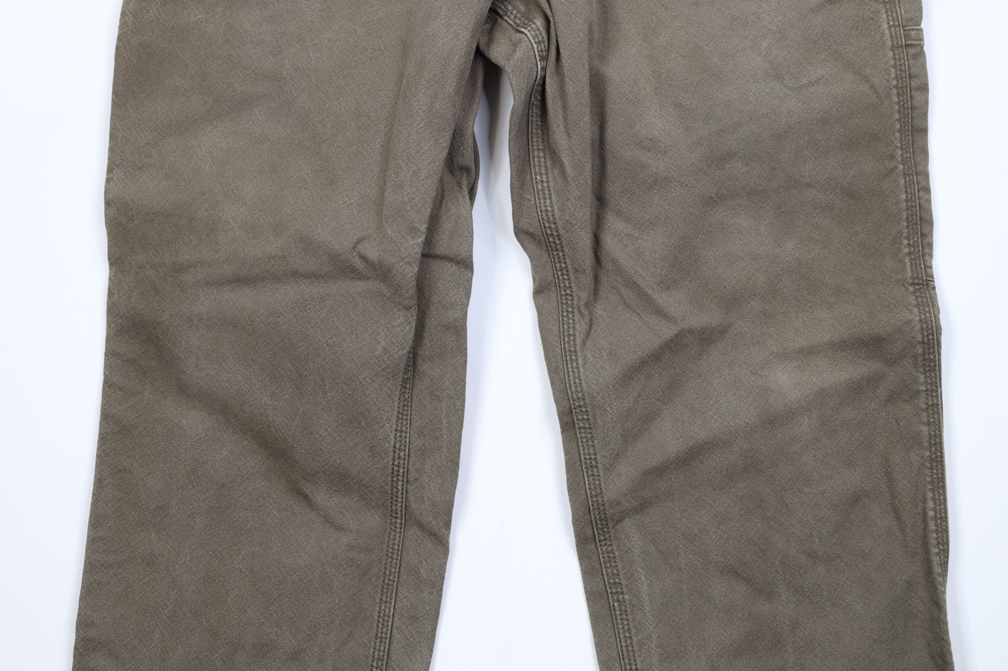 Carhartt Vintage Y2K Carhartt Canvas Relaxed Wide Leg Dungaree Pants Size US 36 / EU 52 - 3 Thumbnail