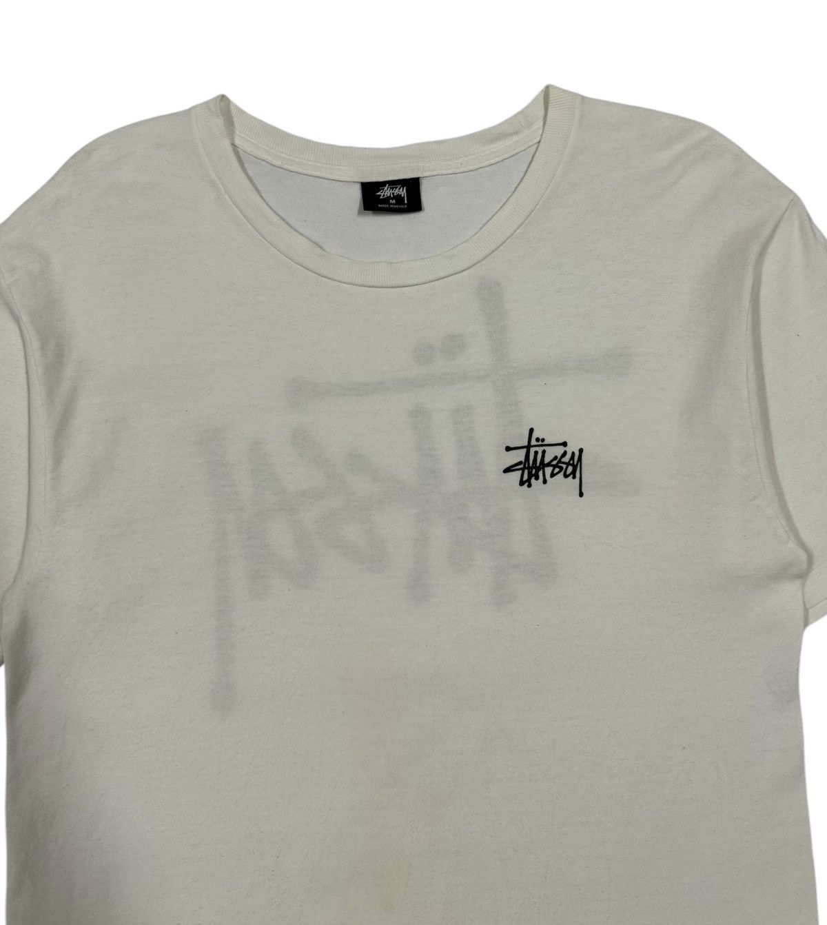 Stussy Stussy Og Basic Shadow Script Printed Tee Size US M / EU 48-50 / 2 - 3 Thumbnail