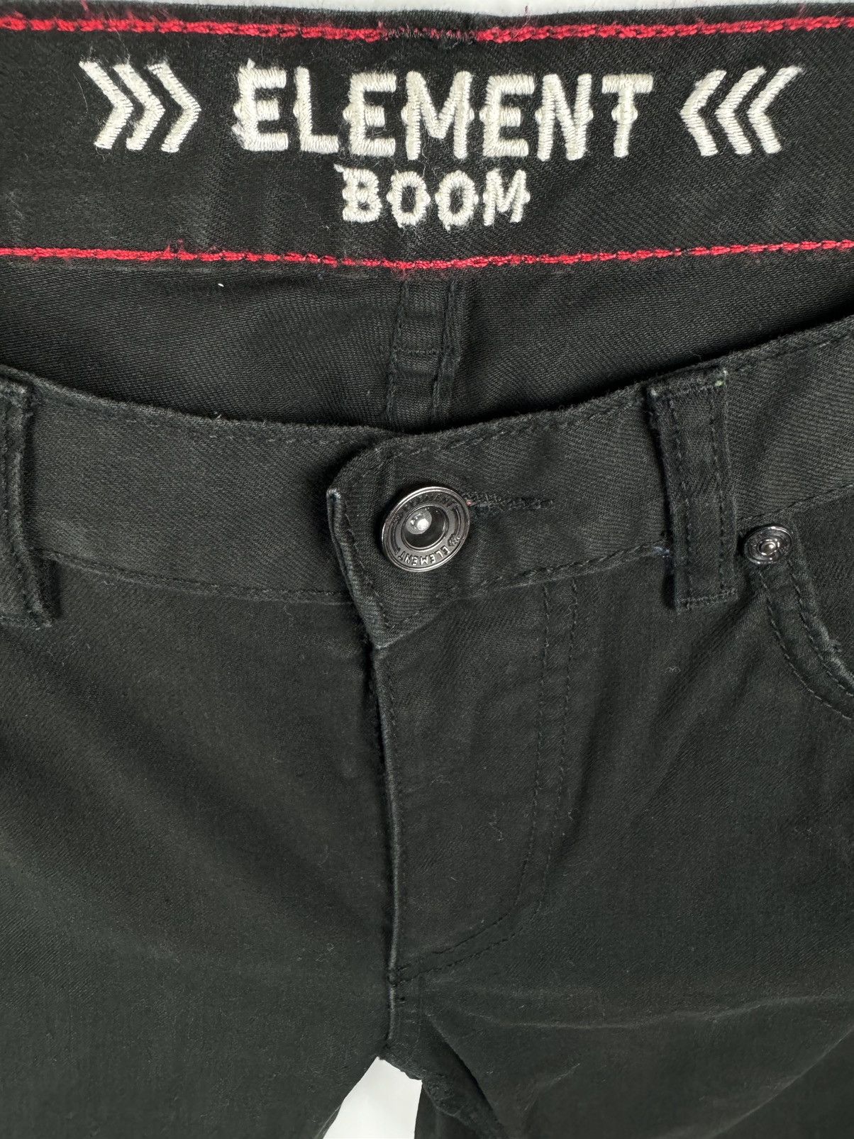 Element Element 33x32 Boom Black Slim Fit Denim Skate Pants Size US 33 - 5 Thumbnail