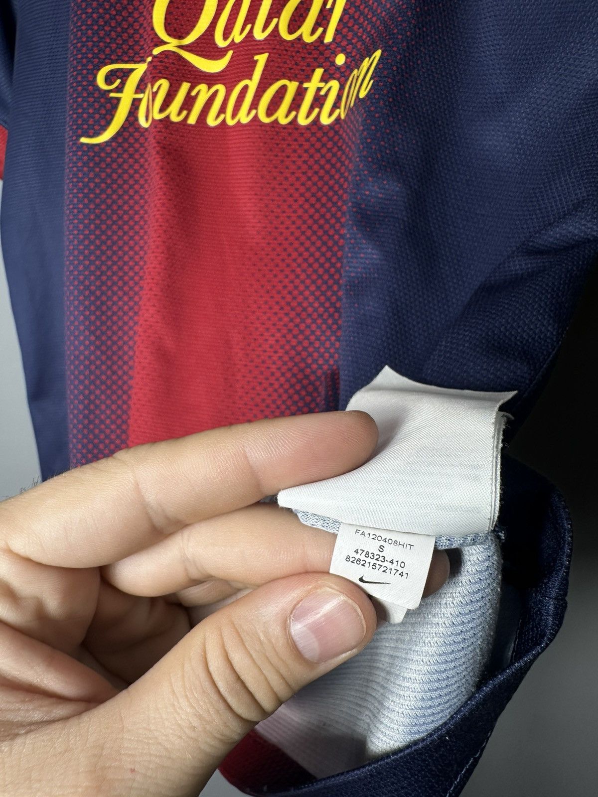 Nike Vintage Messi Barcelona 2012 2013 Soccer Jersey Shirt Size US S / EU 44-46 / 1 - 8 Thumbnail