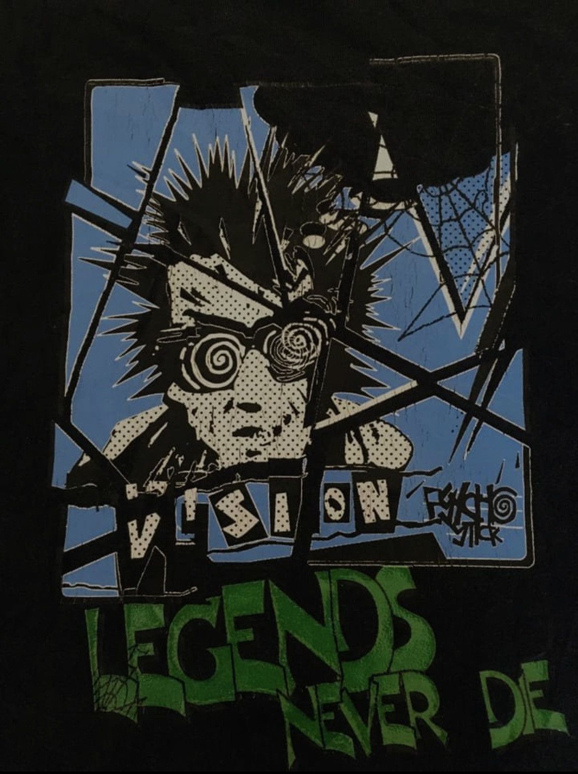 Vision Streetwear Y2K Vision Street Wear Psyco Stick Legend Never Die Tshirt Size US L / EU 52-54 / 3 - 3 Thumbnail