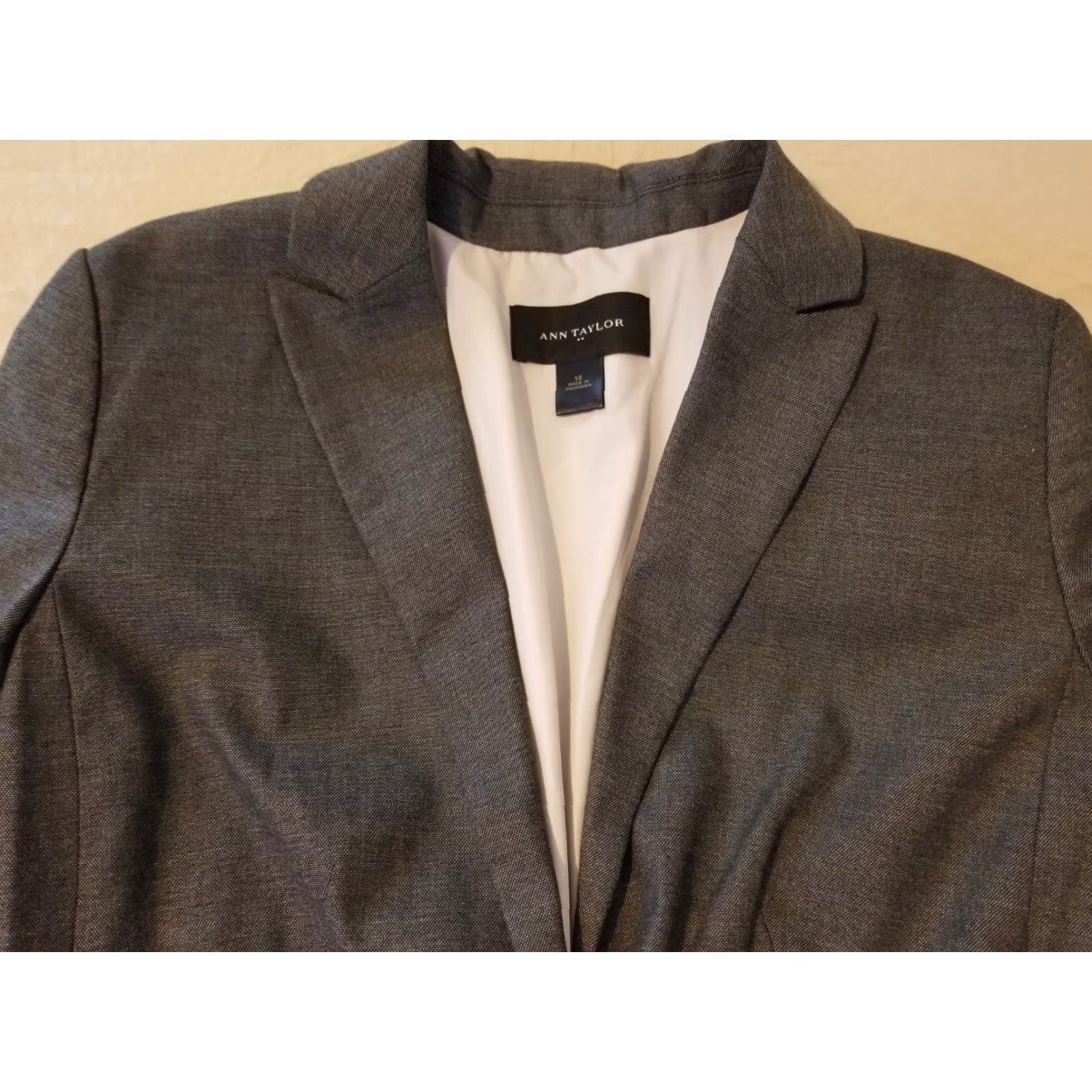 Ann Taylor Womens Ann Taylor Blazer Shirt? Size XL / US 12-14 / IT 48-50 - 2 Thumbnail