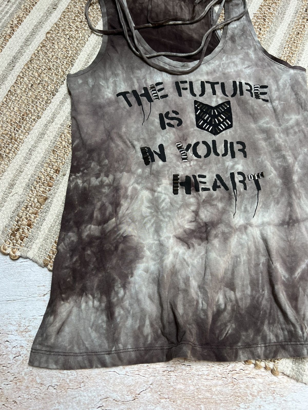 Vintage Vintage tie dye distressed tank top Size US M / EU 48-50 / 2 - 2 Thumbnail
