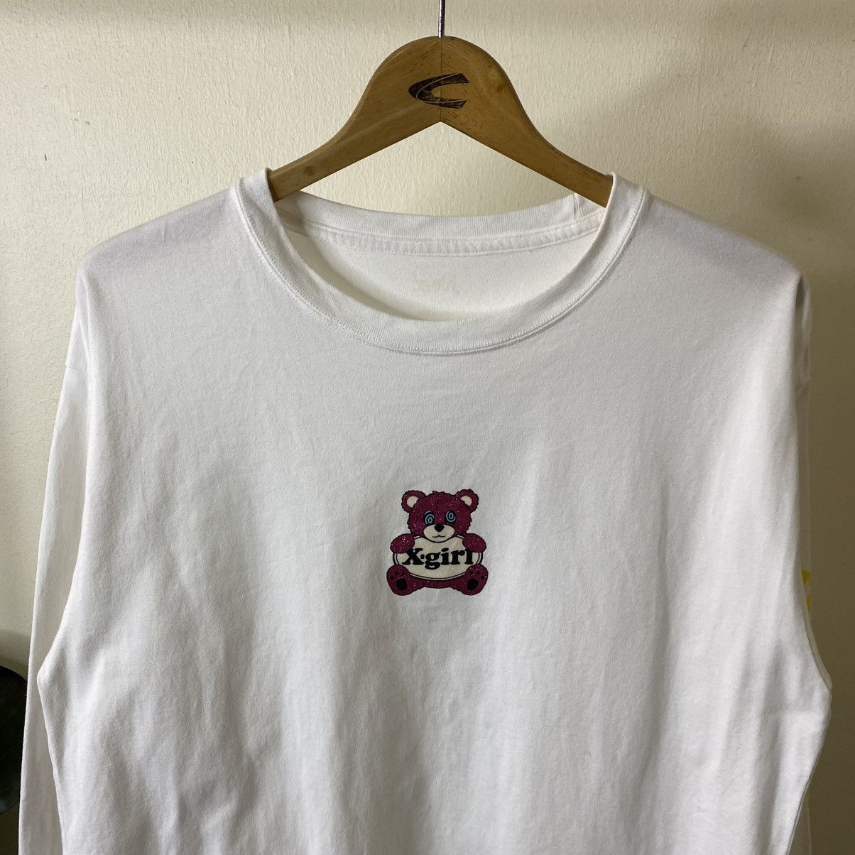 Vintage Y2K Xgirl Skateboard Bear Graphic Skater LS T Shirt Size US L / EU 52-54 / 3 - 2 Thumbnail