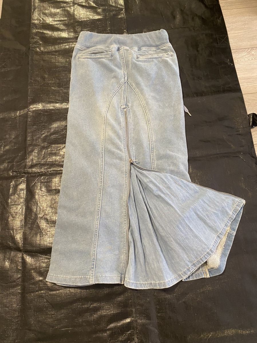 Japanese Brand GOA Denim Zip skirt Size 28" / US 6 / IT 42 - 7 Thumbnail
