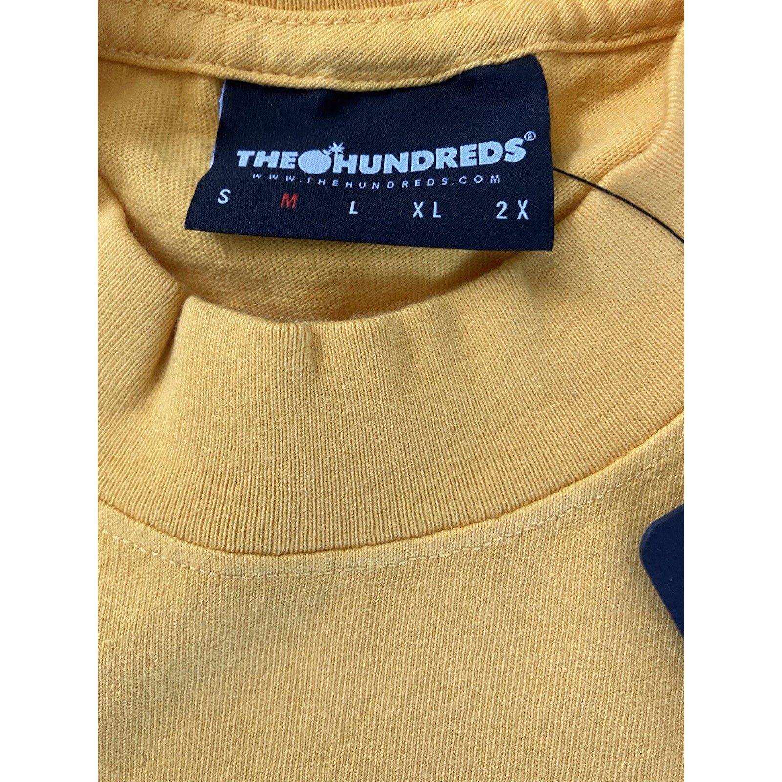 The Hundreds The Hundreds Adam Bomb Mock Neck Neon Splatter T-Shirt Yello Size US M / EU 48-50 / 2 - 6 Thumbnail