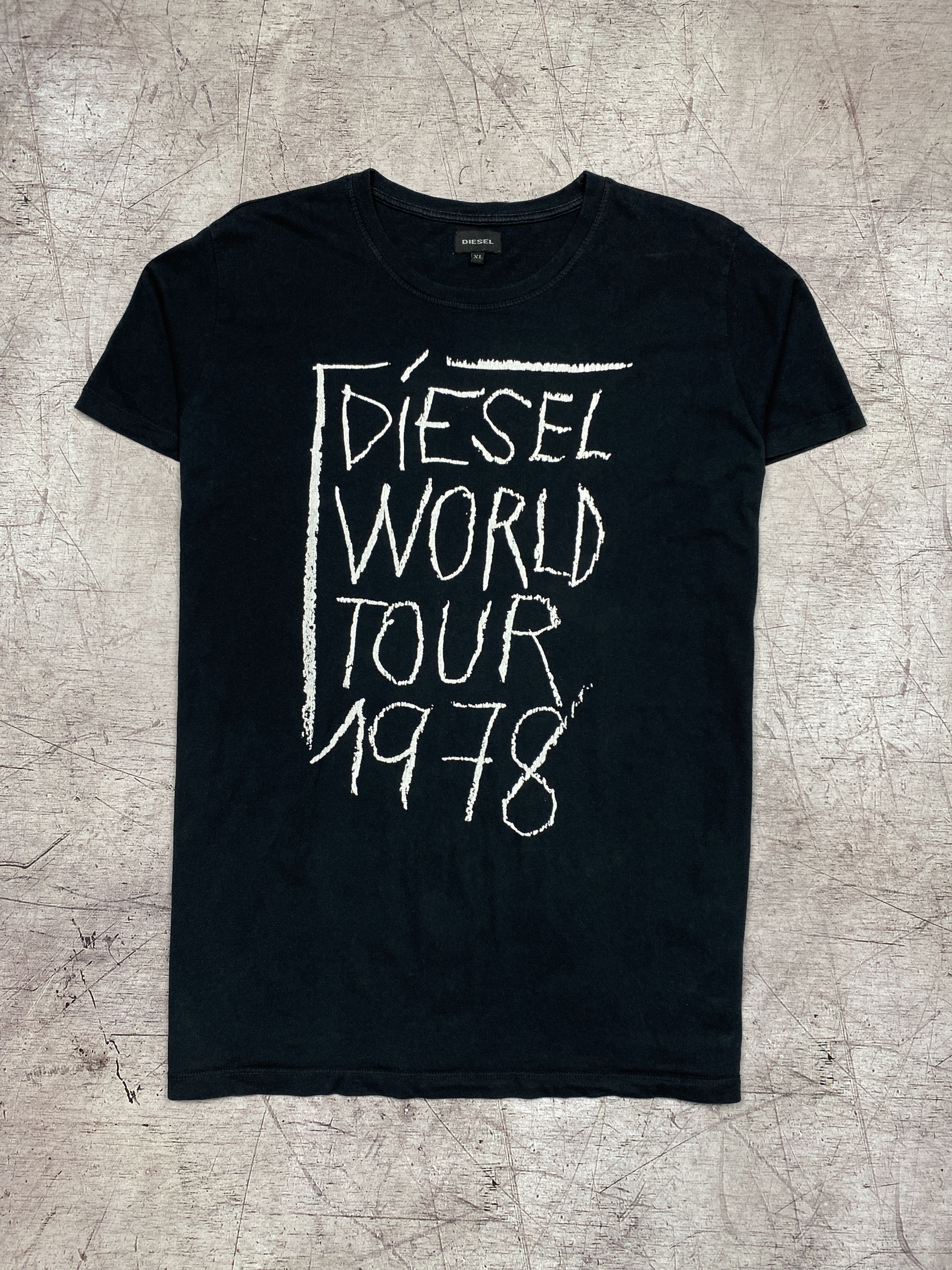 Diesel Diesel World Tour 1978 Mens Crew Neck T-Shirt Size US XL / EU 56 / 4 - 1 Thumbnail