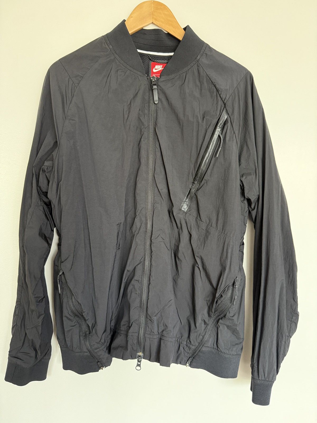 Nike Black Nike sportswear bomber jacket multizip Size US L / EU 52-54 / 3 - 1 Thumbnail