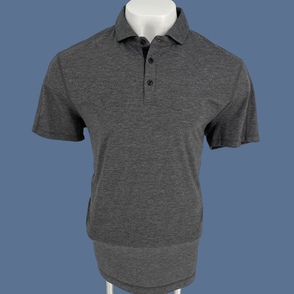 Lululemon Lululemon Polo Shirt Mens Large Gray Performance Golf Athletic Short Sleeve Top Size US L / EU 52-54 / 3 - 1 Thumbnail