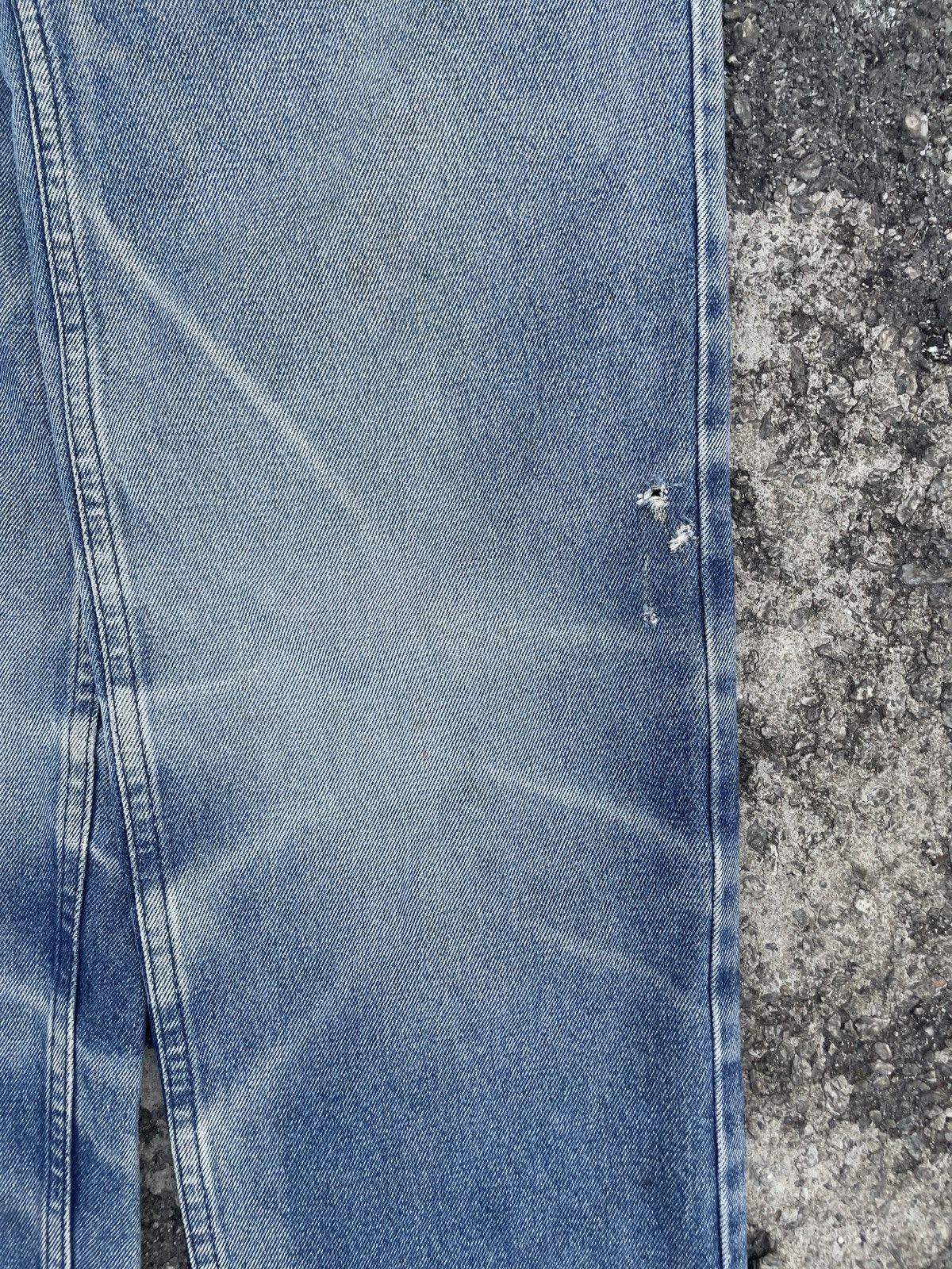 Yves Saint Laurent Vintage Saint Laurent Jeans Mud Wash Whiskering Distressed Size US 29 - 6 Thumbnail