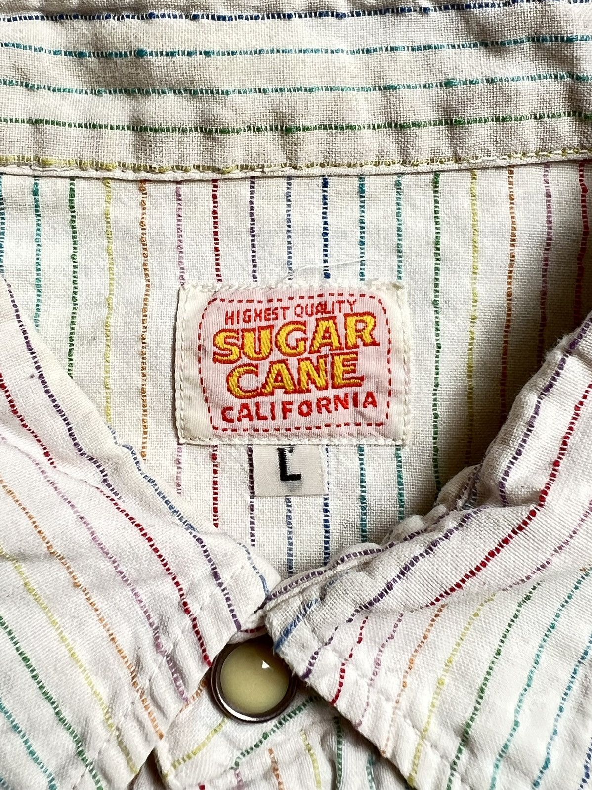 Sugar Cane SUGAR CANE Striped Western Shirt Size US M / EU 48-50 / 2 - 11 Thumbnail