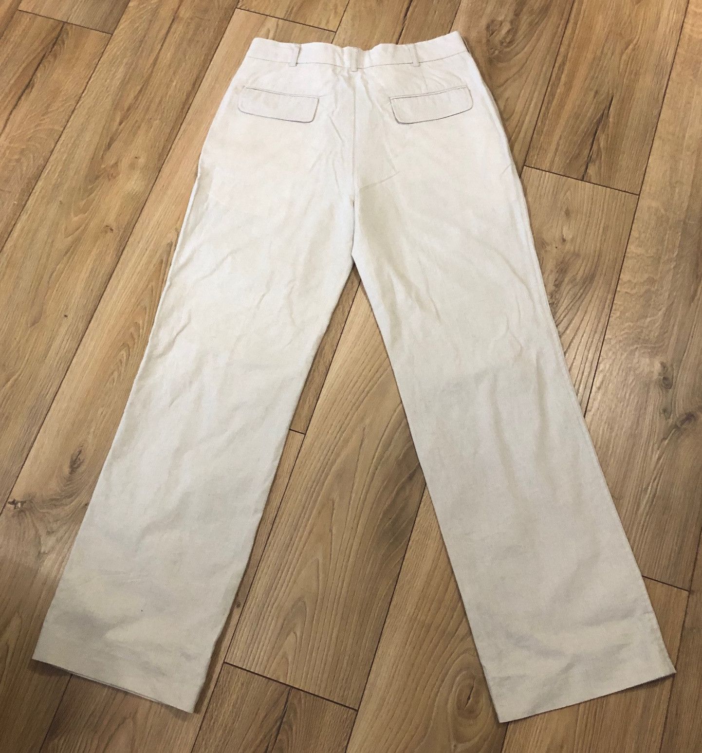 Other Women's linen trousers cream size XL/42 Size 30" / US 8 / IT 44 - 7 Thumbnail
