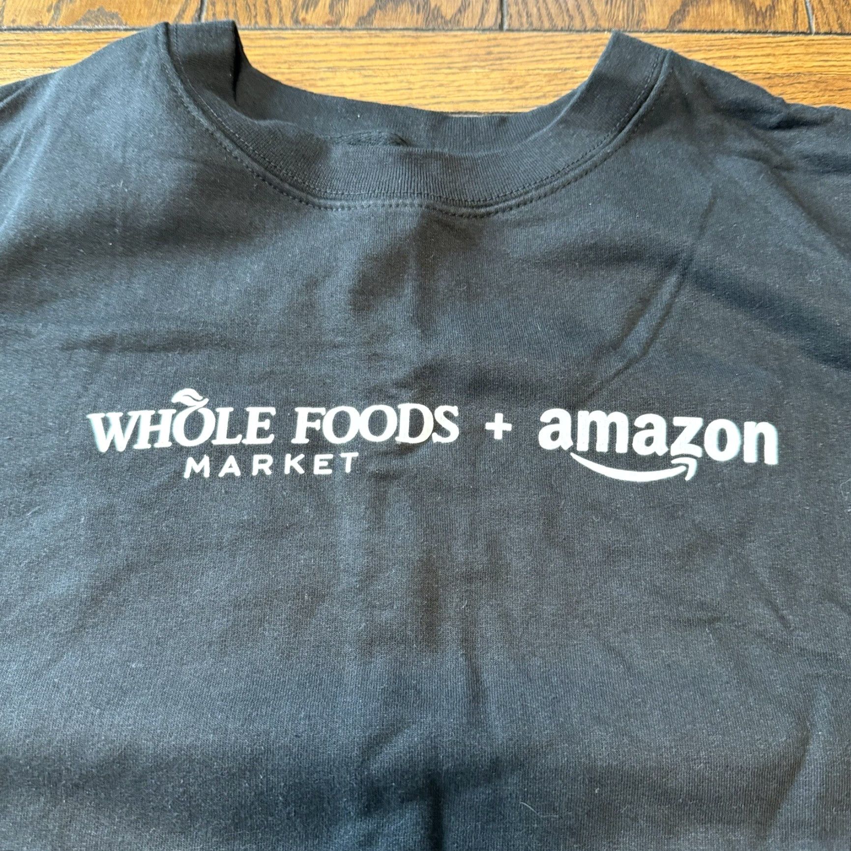Market VINTAGE Whole Foods Market Sweatshirt Mens 2XL Black Crewneck Grocery New Size US XXL / EU 58 / 5 - 3 Thumbnail