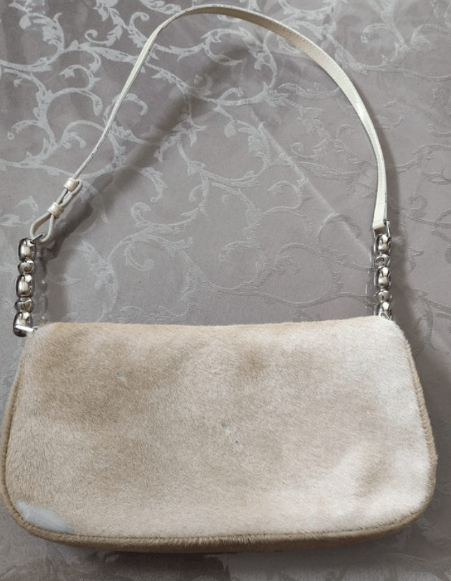 Christian Dior Monsieur × Dior Dior Bag Malice Saddle Shoulder Hodo Fur Leather 90s EX0031 Size ONE SIZE - 2 Thumbnail