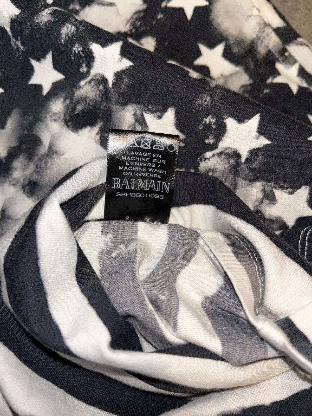 Balmain Balmain paris ss18 american flag shirt Size US S / EU 44-46 / 1 - 5 Thumbnail