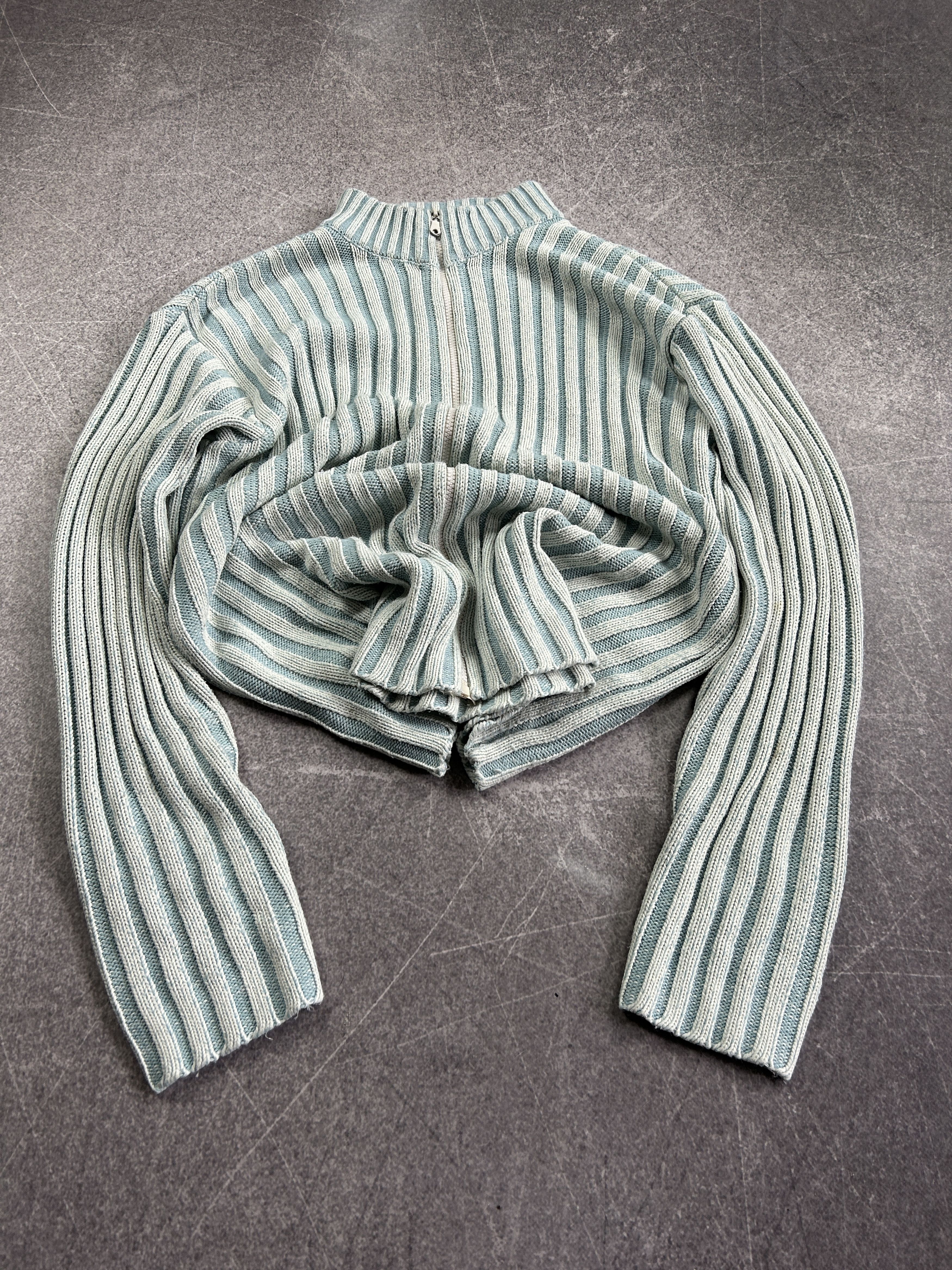 Designer Designer Hysteric Glamour Balenci Style Gradien Zip Sweater Size US L / EU 52-54 / 3 - 1 Thumbnail