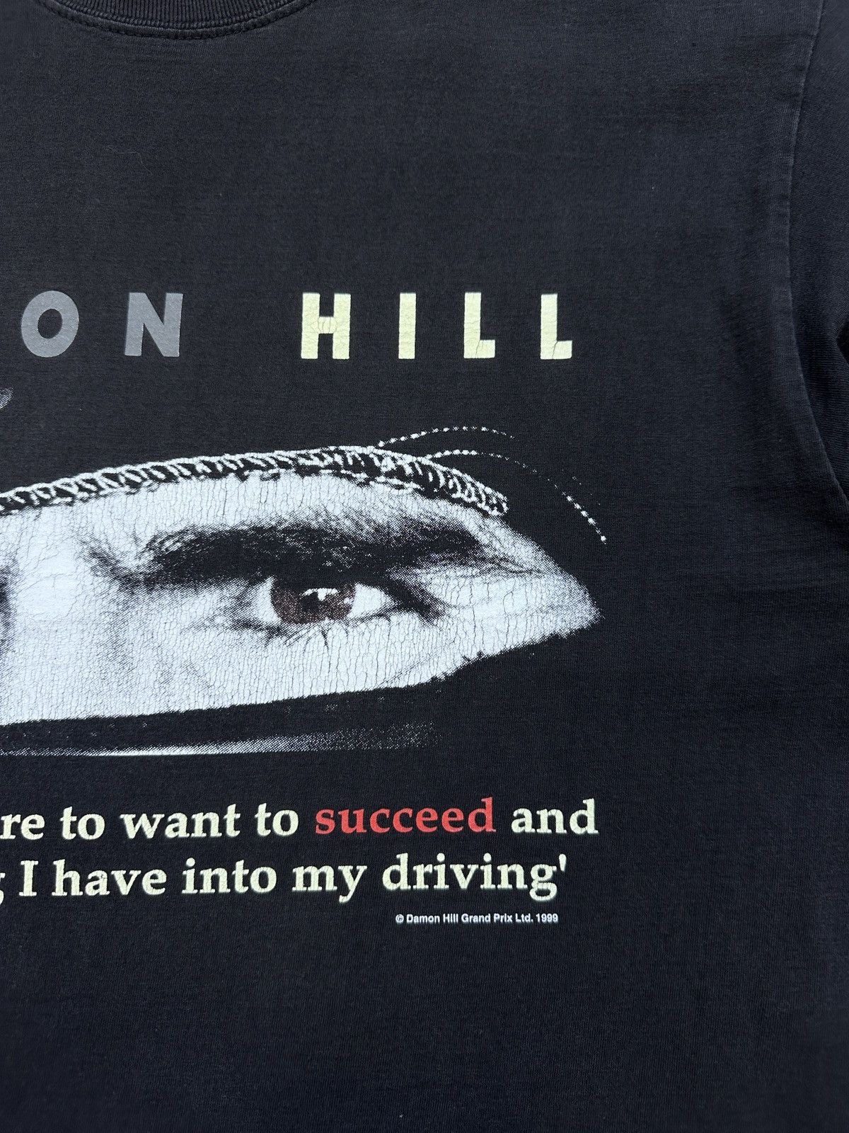 Formula 1 Damon Hill Grand Prix 1999 Vintage T-Shirt Formula 1 Faded Size US M / EU 48-50 / 2 - 6 Thumbnail