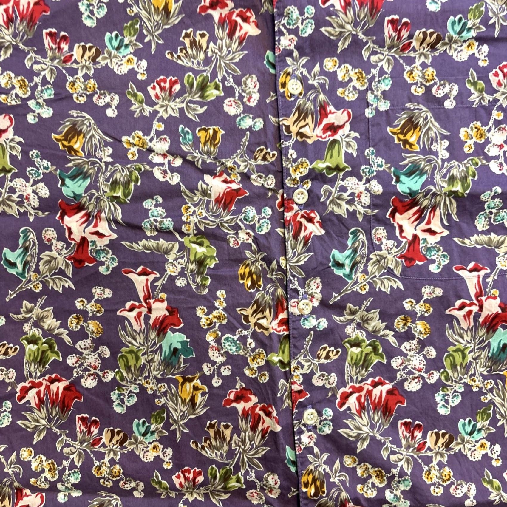 Reyn Spooner VINTAGE Reyn Spooner Shirt Mens XL Hawaiian Floral Purple Tiki Trad Beach Camp Retro Size US XL / EU 56 / 4 - 2 Thumbnail