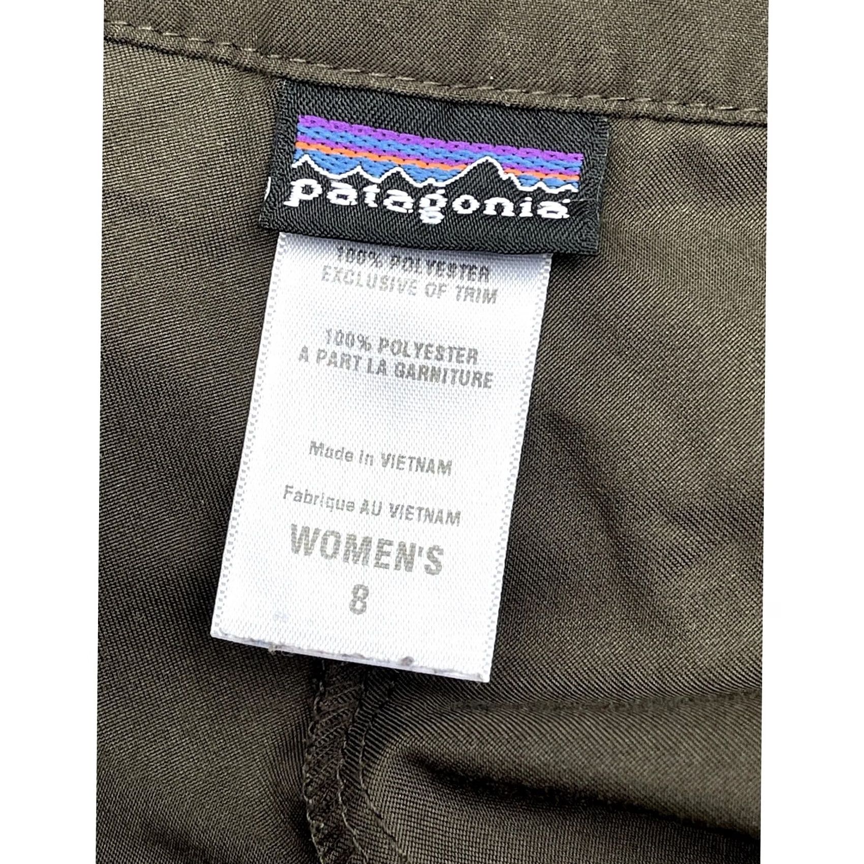 Patagonia VINTAGE Patagonia Duway Skort Womens 8 Black Side Zip Zip Hem Zip Pocket Mid Rise Skirt Size 30" / US 8 / IT 44 - 5 Thumbnail