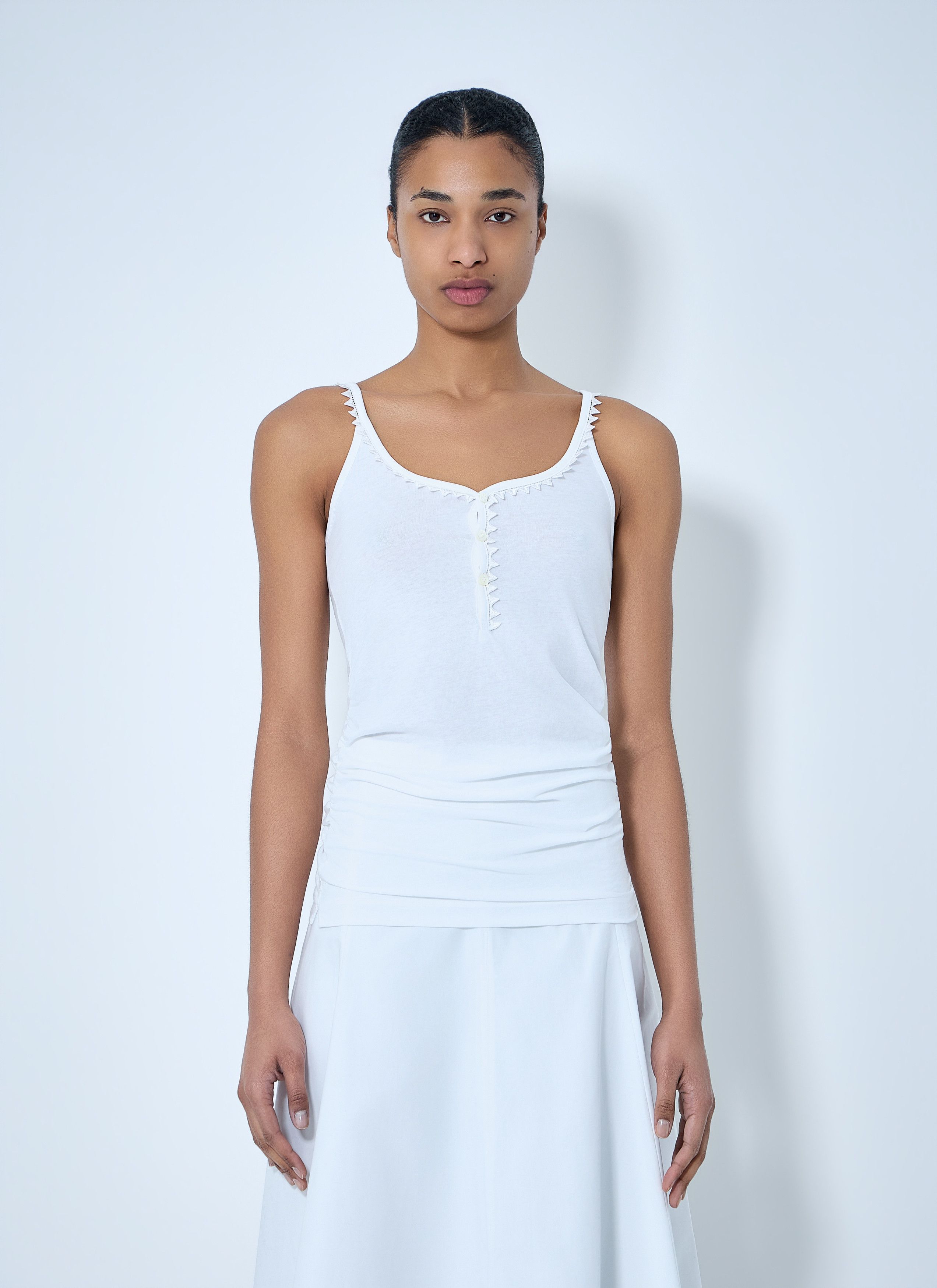 Jacquemus Ribbed Detail Camisole Size L / US 10 / IT 46 - 1 Thumbnail