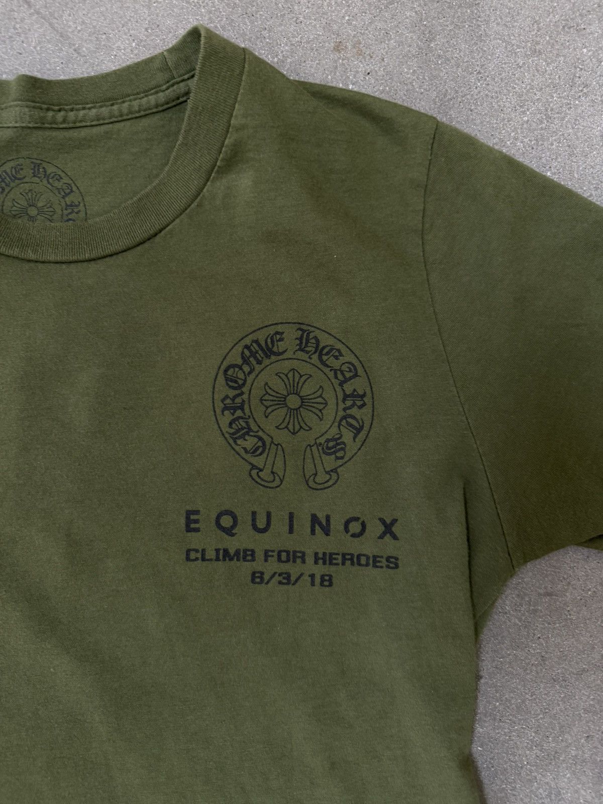 Chrome Hearts Chrome Hearts x Equinox Climb For Heroes T-Shirt Size US S / EU 44-46 / 1 - 2 Thumbnail