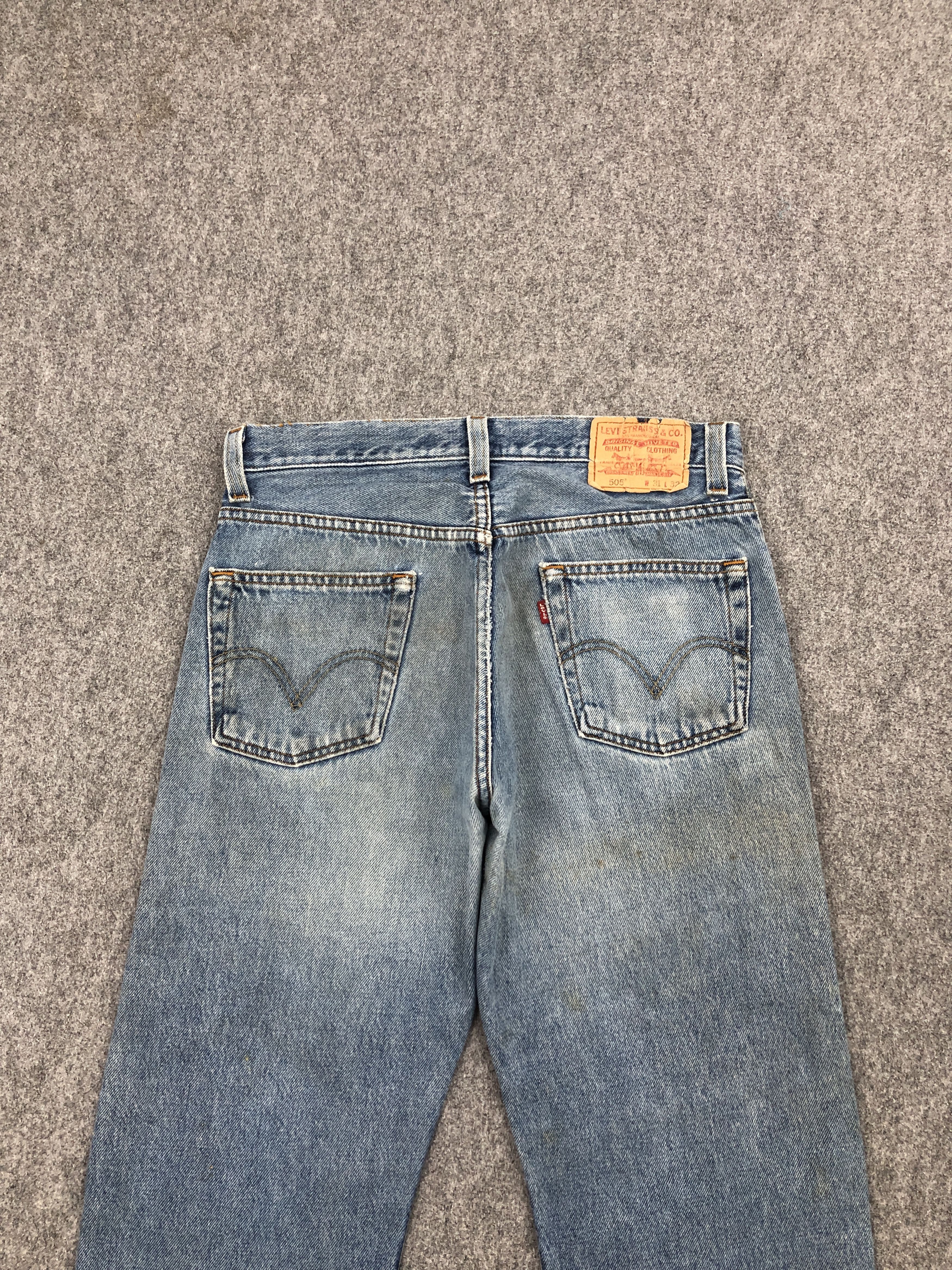 Vintage Levis 501 Faded Blue Jeans