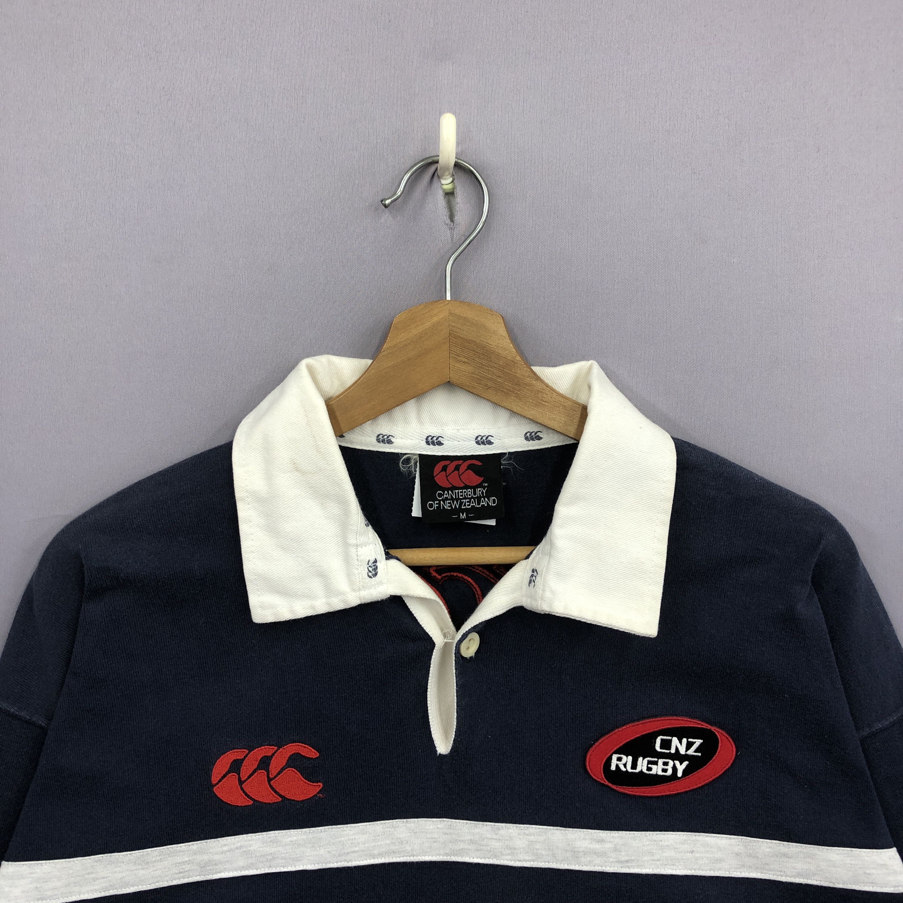 Canterbury of New Zealand × Vintage Vintage Canterbury Steinlager Sweater Rugby Sweatshirt Size US L / EU 52-54 / 3 - 5 Thumbnail