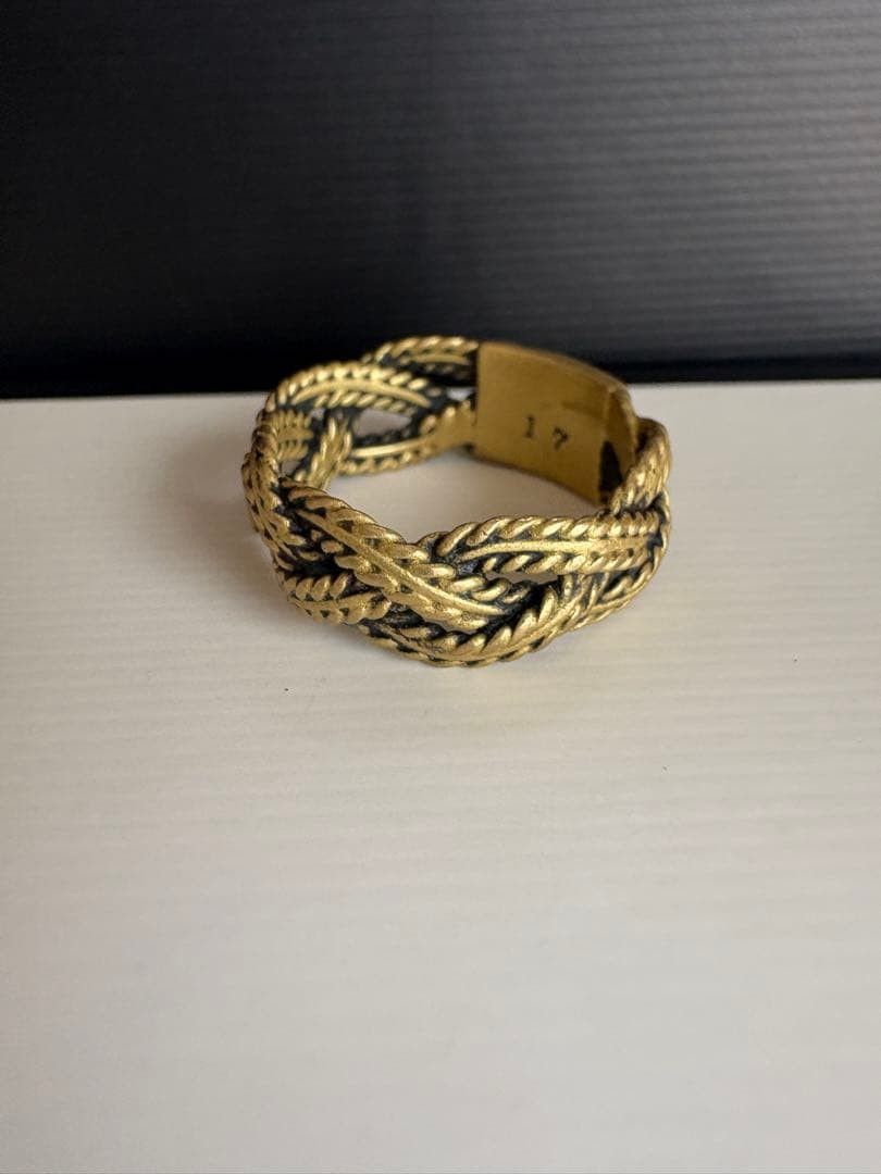 Number (N)ine Archive Braided Logo Ring Size ONE SIZE - 4 Thumbnail