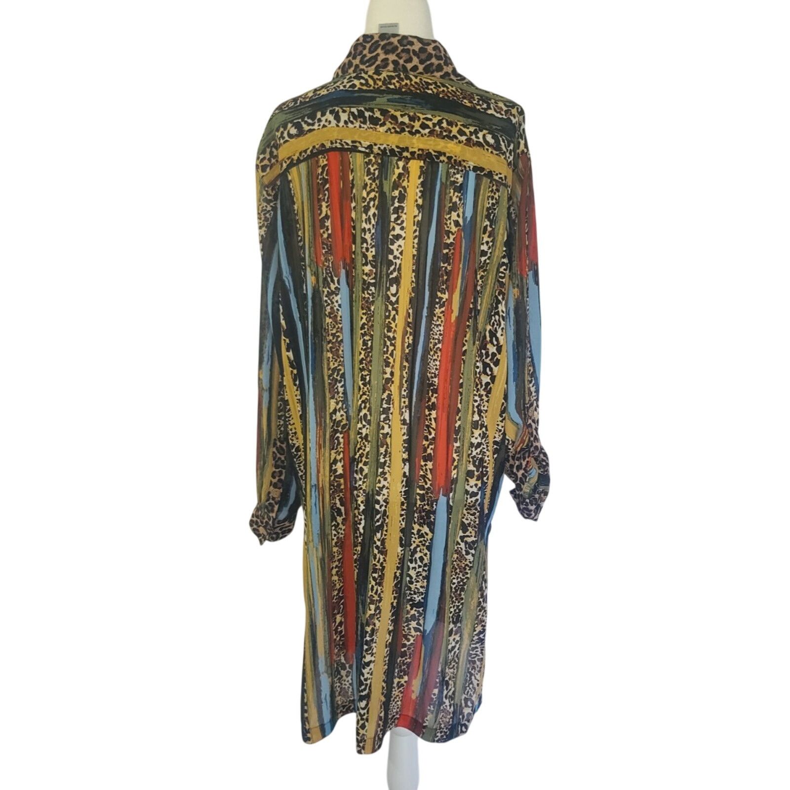 Other John Mark Women's Collared Multicolor Tunic Top XL Size XL / US 12-14 / IT 48-50 - 5 Thumbnail