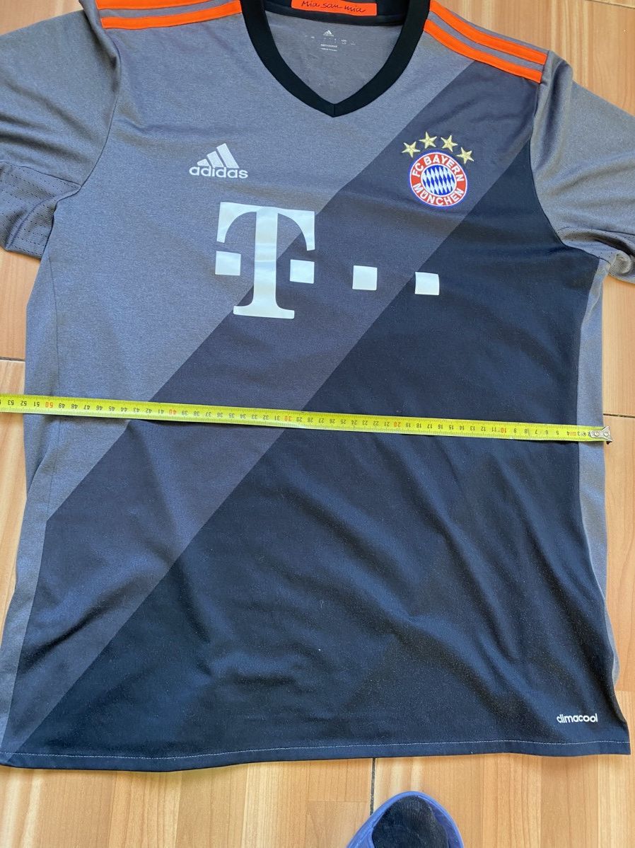 Vintage Adidas BAYERN MUNICH 2016 2017 Football Shirt Soccer Jersey Size US M / EU 48-50 / 2 - 18 Thumbnail