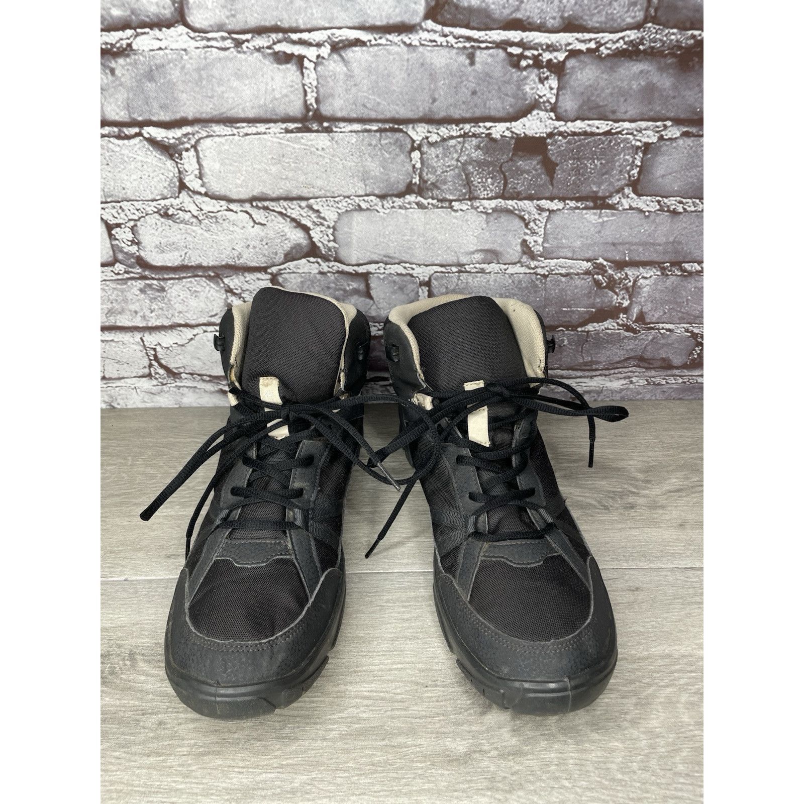 Other Quechua NH100 Black Mesh Lace Up Synthetic Mid Hiking Boots Size US 11.5 / EU 44-45 - 19 Thumbnail