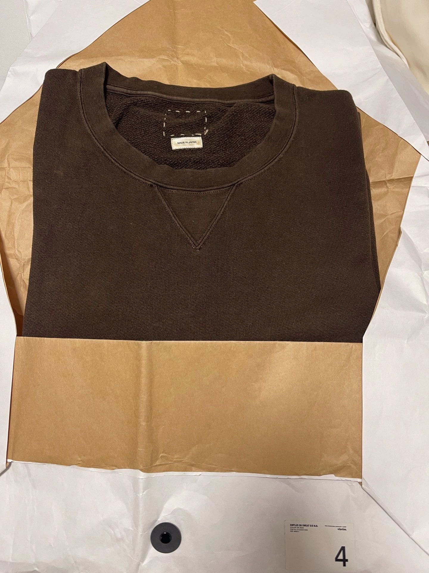 VISVIM AMPLUS SB SWEAT