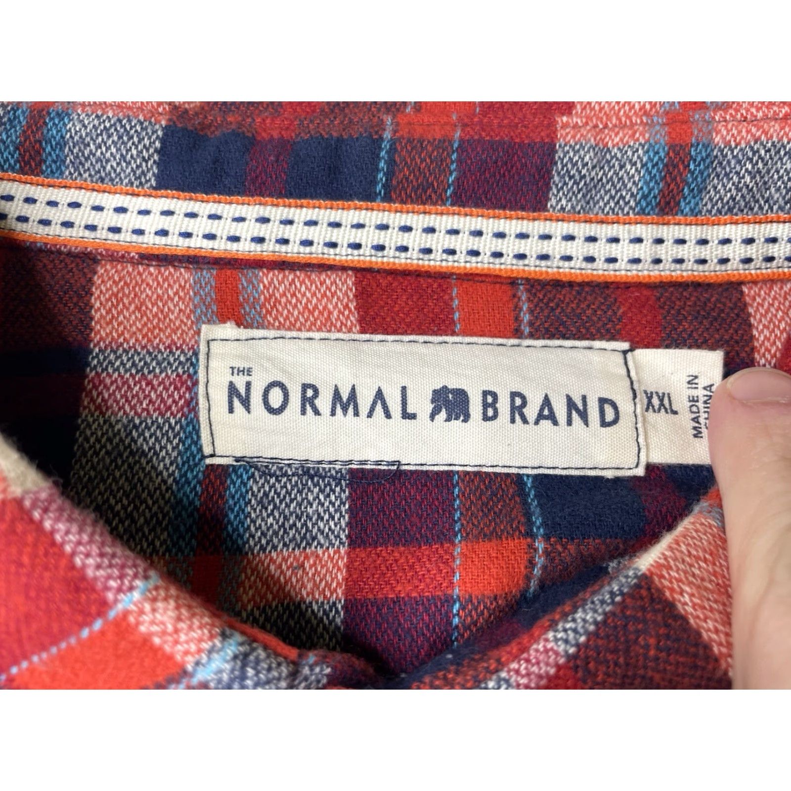J Brand The Normal Brand Flannel Button-Up Shirt Size US XXL / EU 58 / 5 - 2 Thumbnail