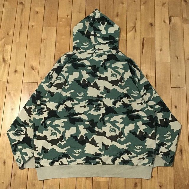 Bape BAPE woodland camo college logo full zip hoodie APE 2XL XXL Size US XXL / EU 58 / 5 - 3 Thumbnail